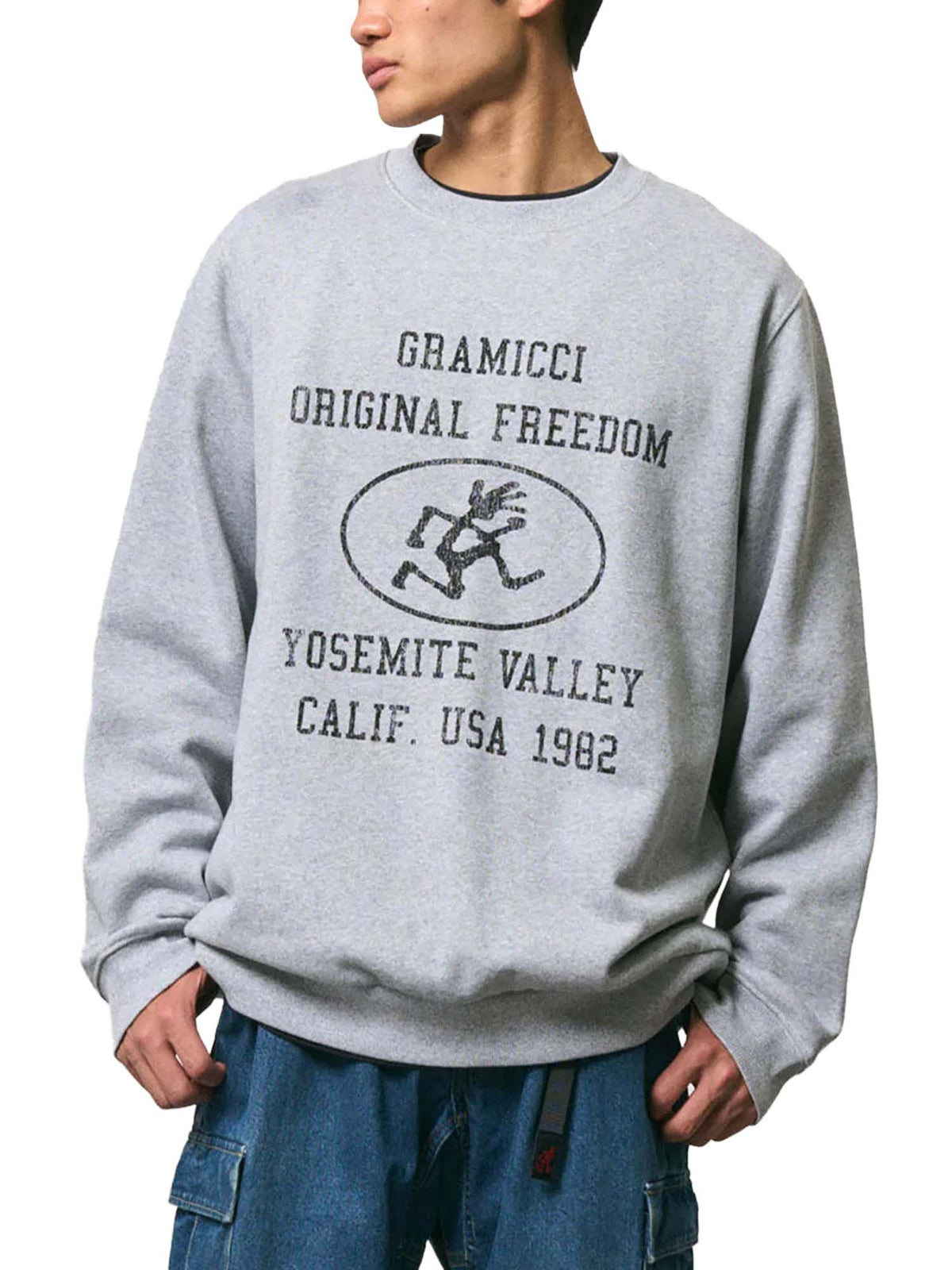 Gramicci Yosemite Valley Sweatshirt Grigio