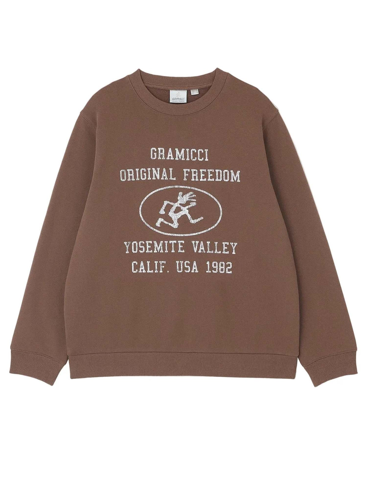 Gramicci Yosemite Valley Sweatshirt Marrone