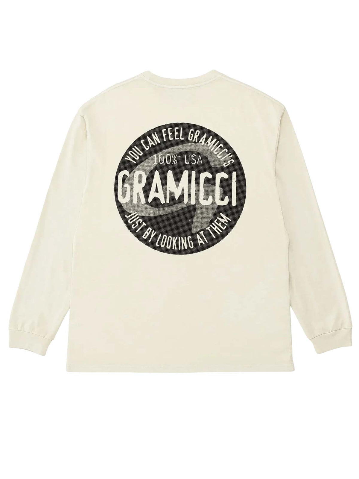 Gramicci Pigment Dyed Icon Long Sleeve Tee Beige