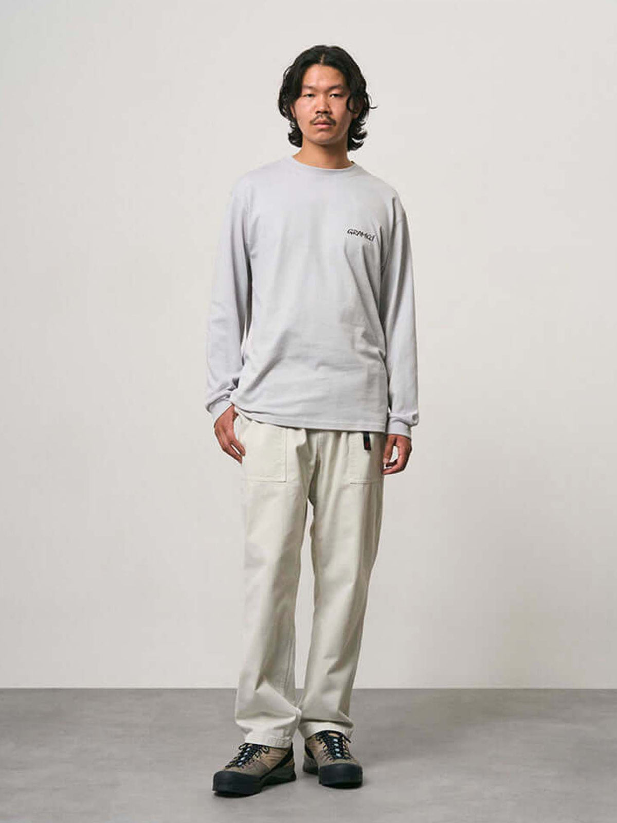 Gramicci Bass Long Sleeve Tee Beige
