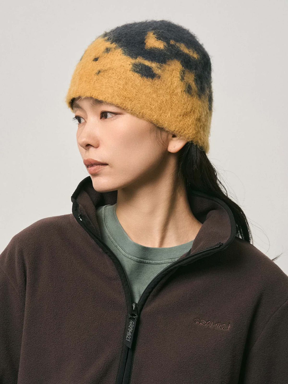 Gramicci Gramicci Mohair Splatter Beanie Multicolore