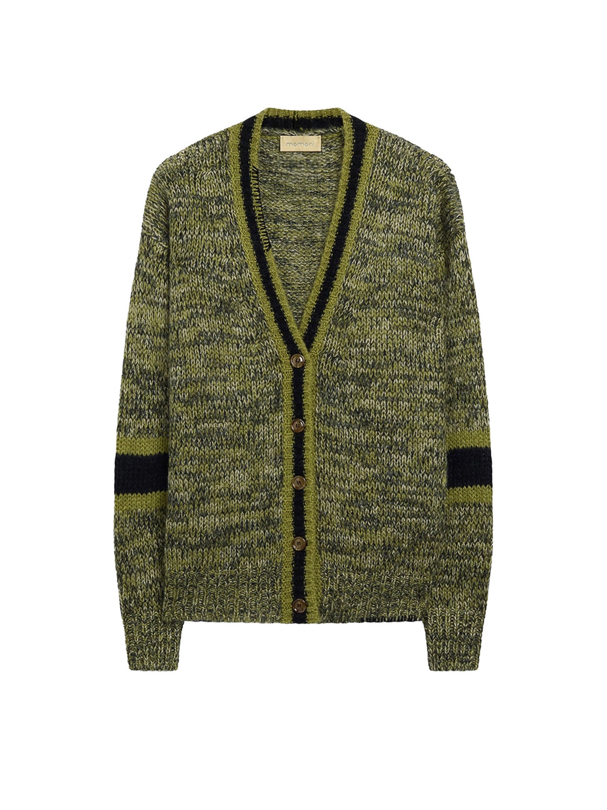 Momonì Maglia Orvan in mohair Verde