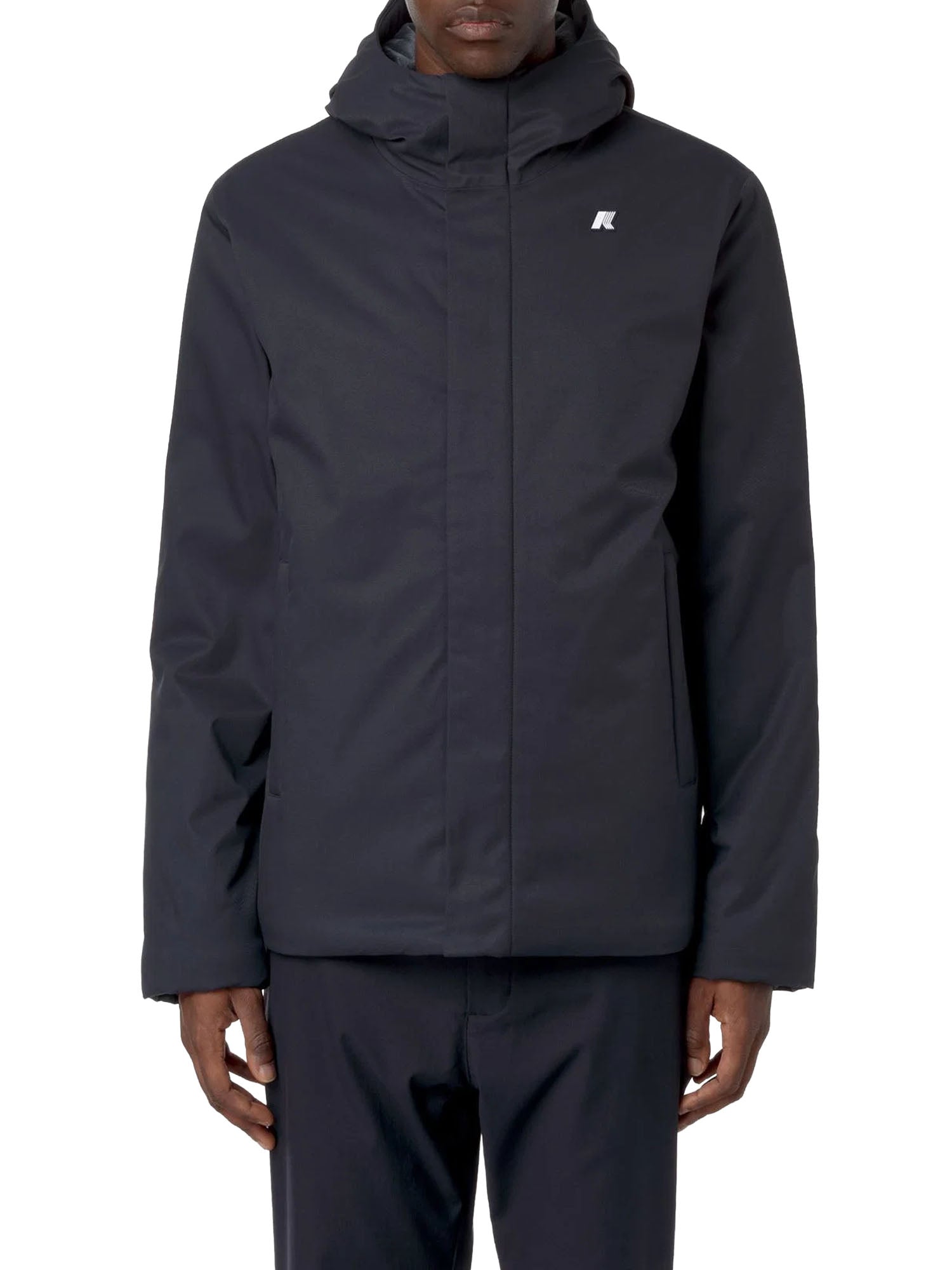K-way Giacca Jacko Twill Marmotta Blu
