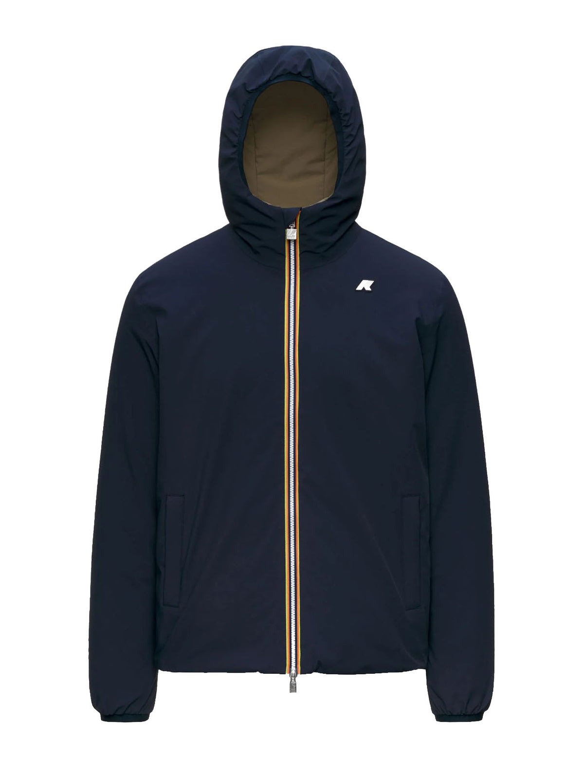 K-way Giacca Jacko Twill Marmotta Blu