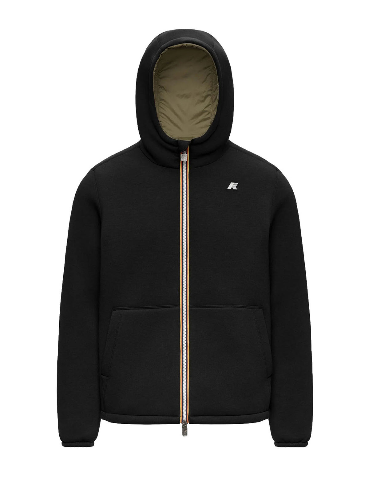 K-way Giacca Jack Spacer Nylon Doppio Nero