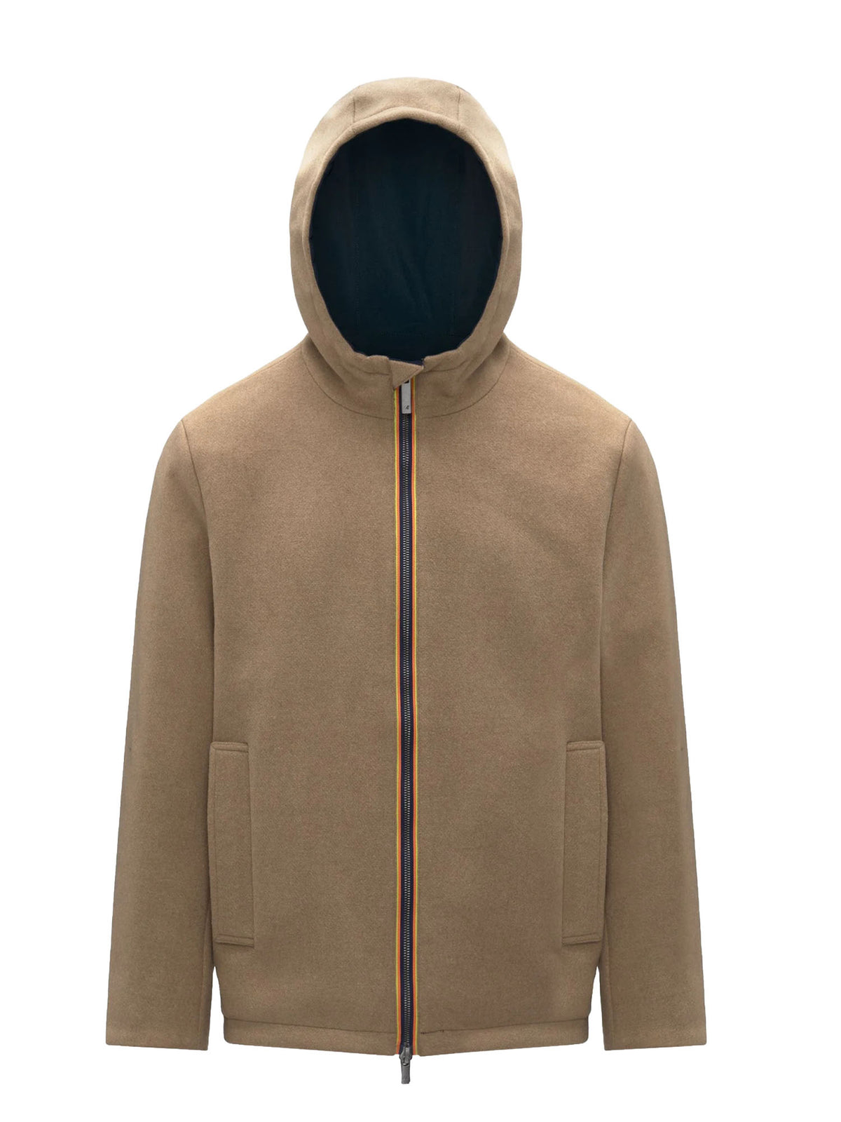 K-way Giacca Claudel Wool Bonded Double Beige