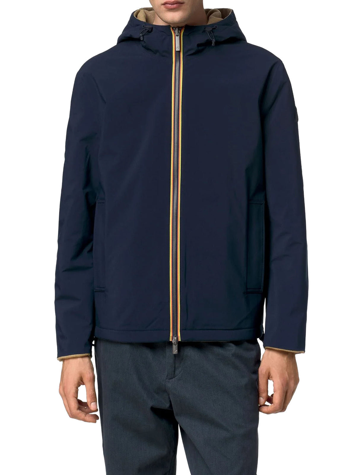 K-way Giacca Claudel Wool Bonded Double Beige