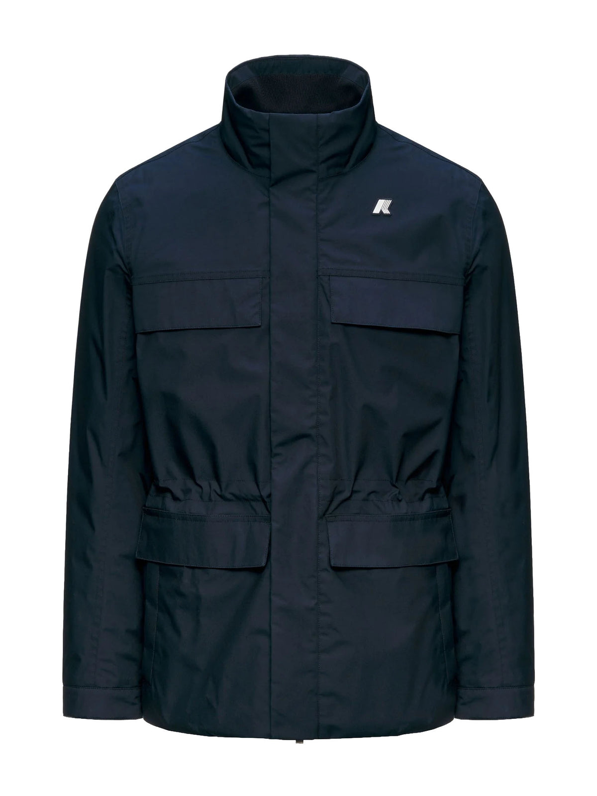 K-way Giacca Manuene Warm Micro Canvas Blu