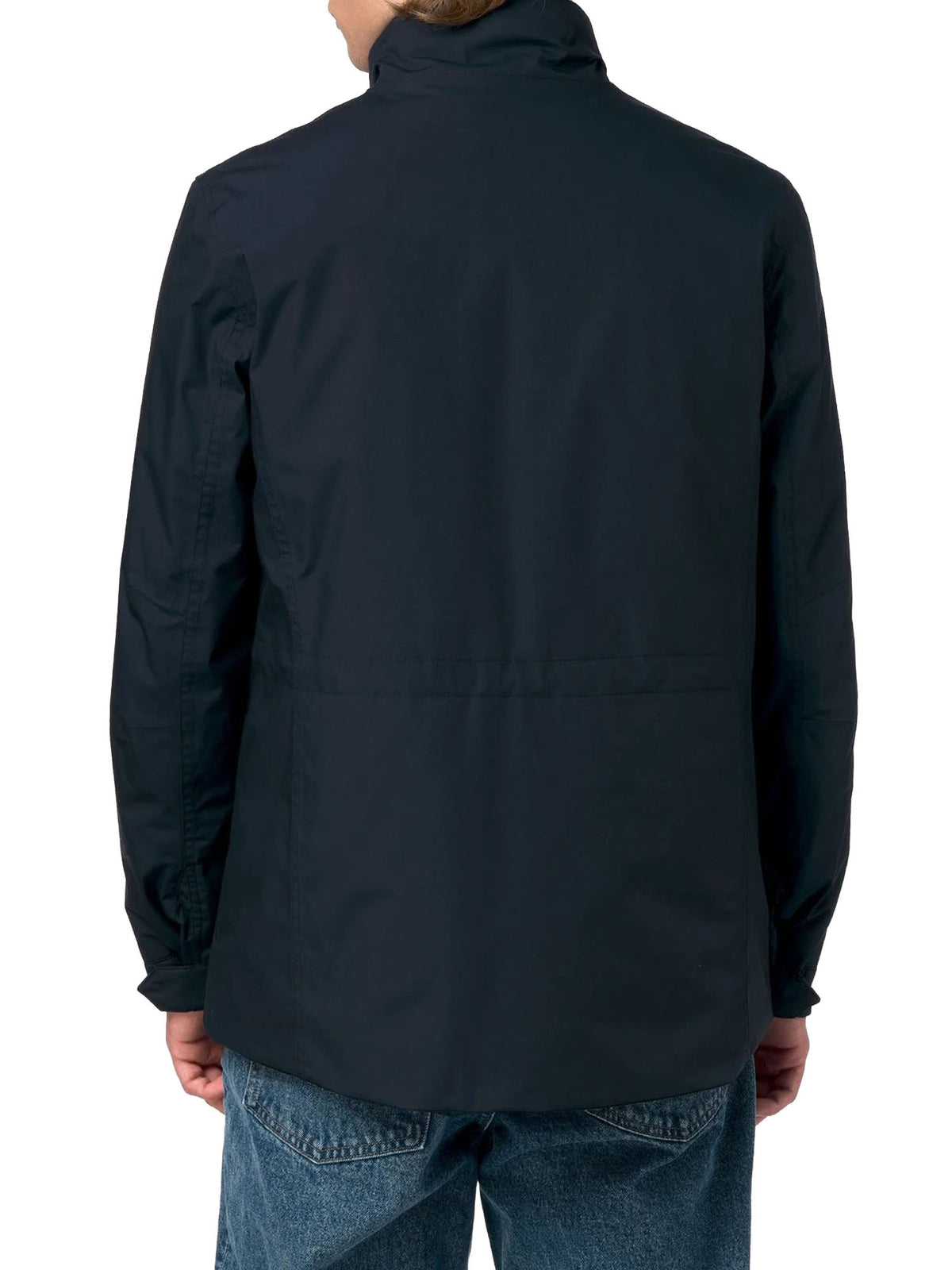 K-way Giacca Manuene Warm Micro Canvas Blu