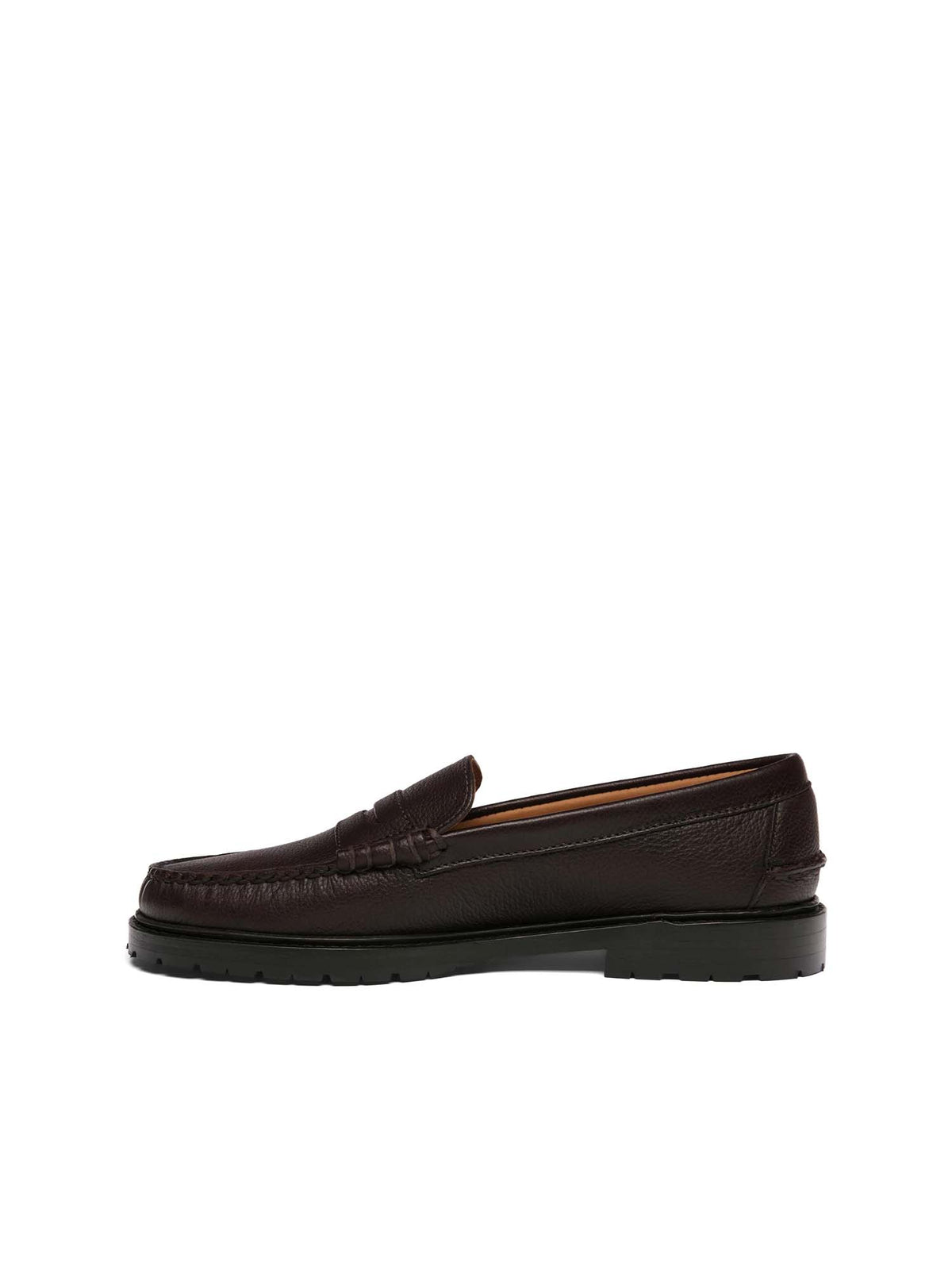 Sebago Mocassino in pelle martellata Dominic RRS da uomo Marrone