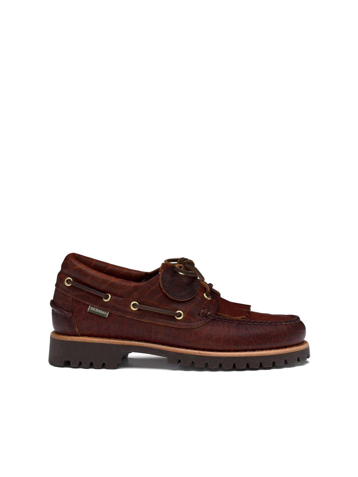 Sebago Mocassino da barca in pelle Acadia Artisan Momoth Marrone