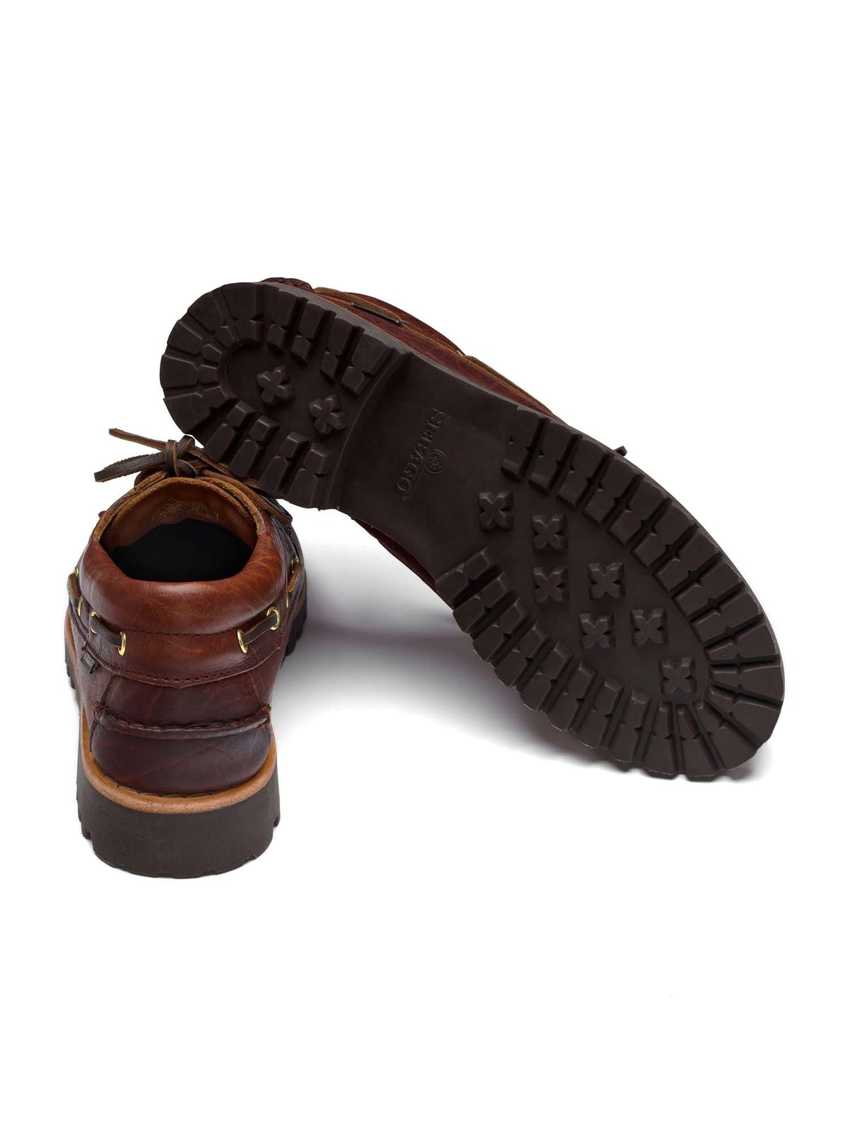 Sebago Mocassino da barca in pelle Acadia Artisan Momoth Marrone