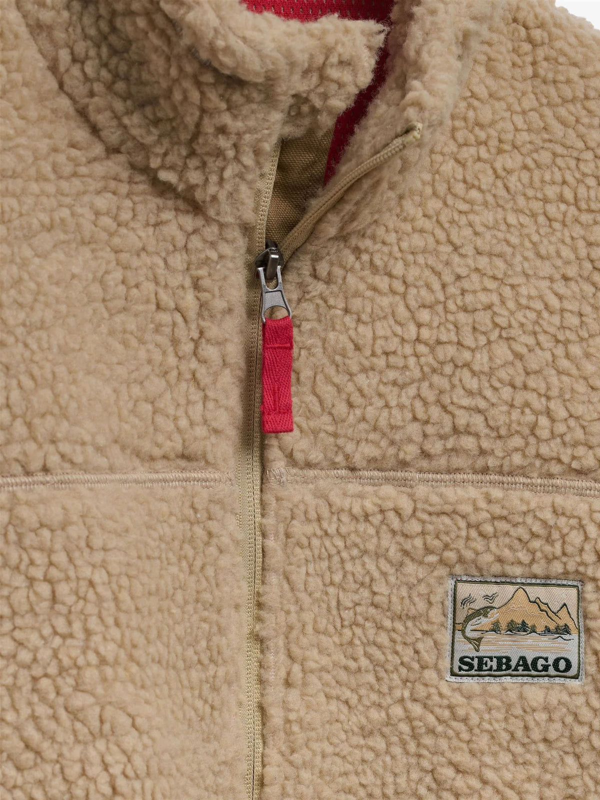 Sebago Giacca in pile sherpa Walden Beige