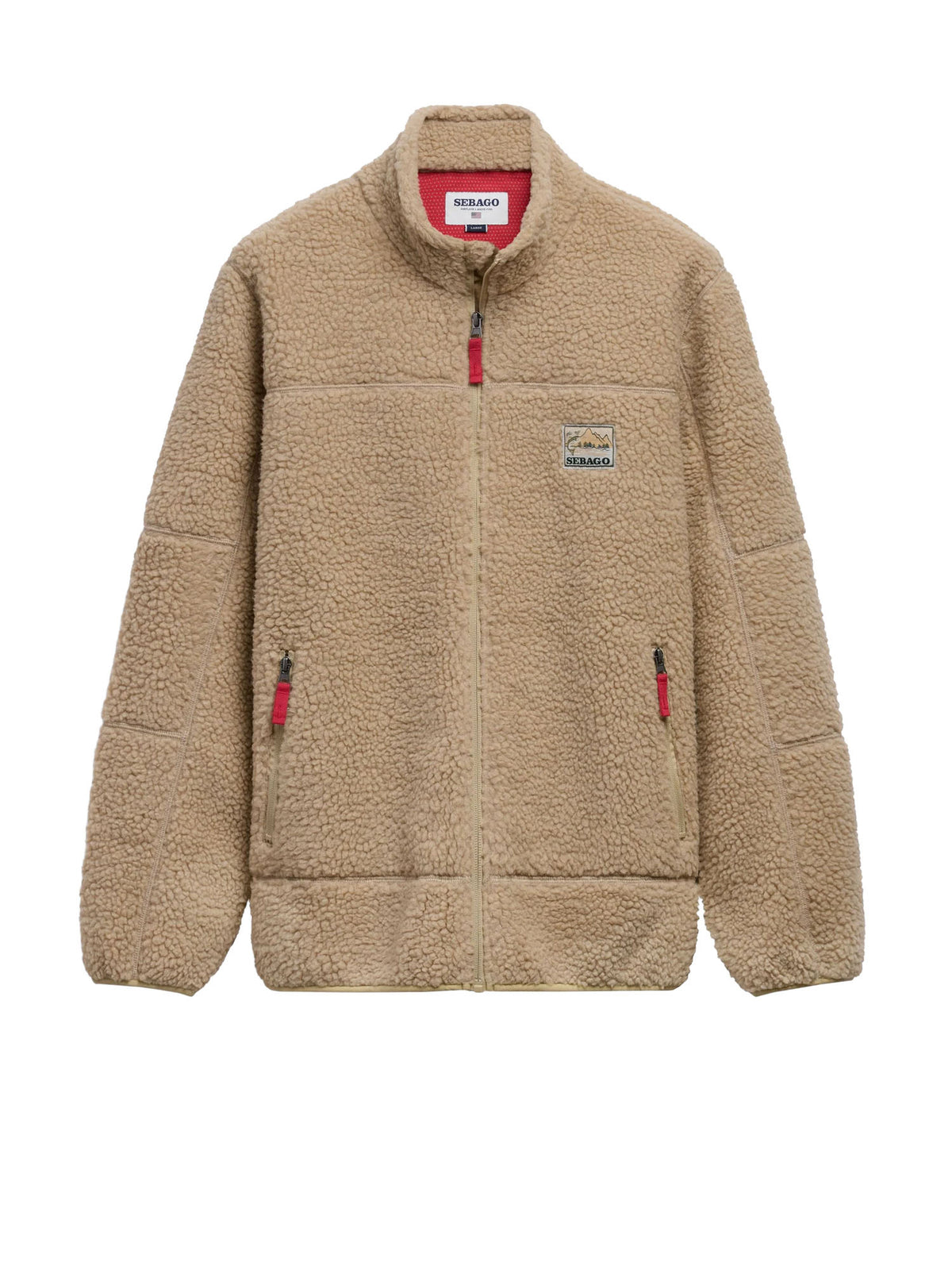 Sebago Giacca in pile sherpa Walden Beige