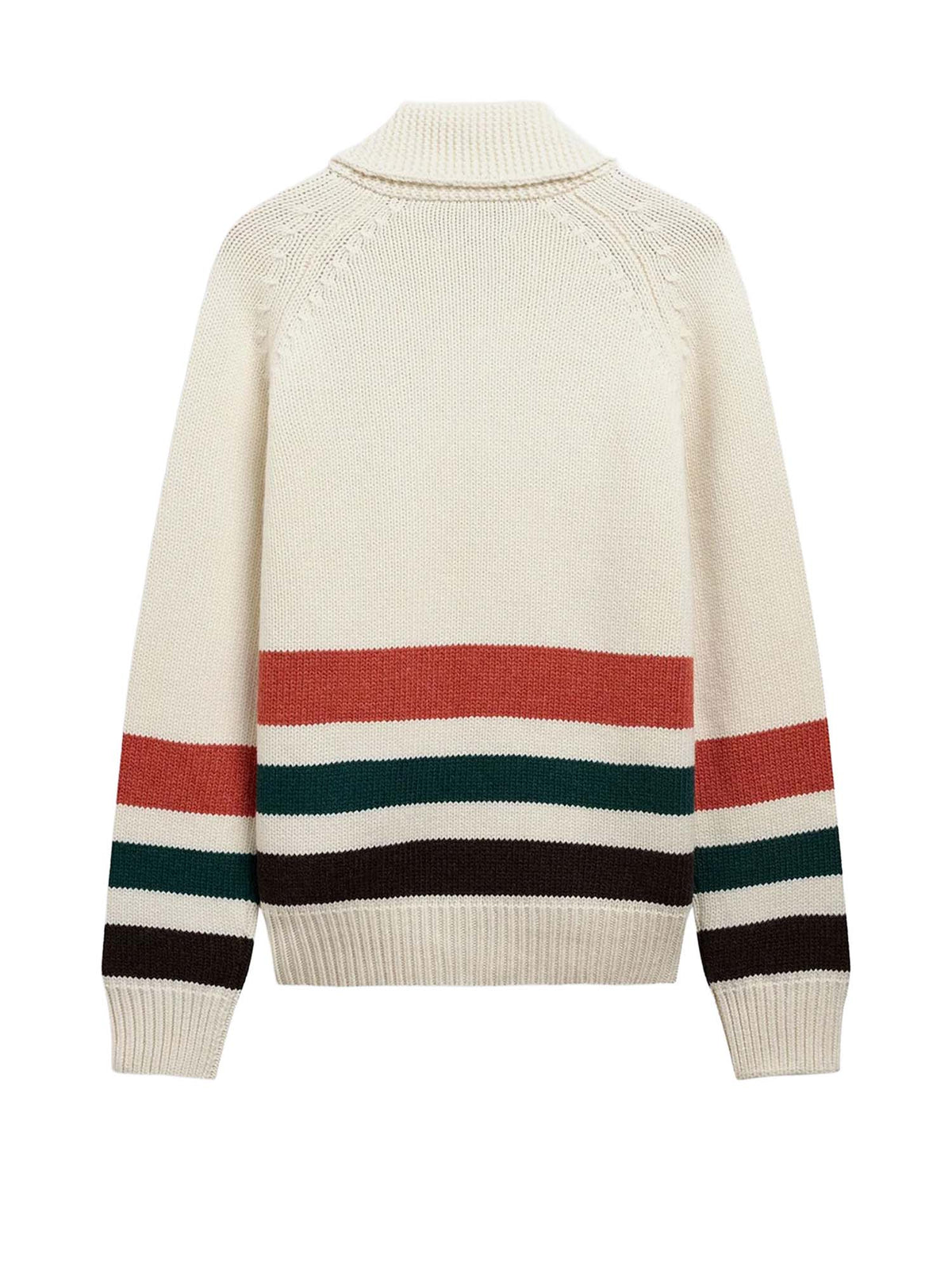 Sebago Cardigan Dyer Bay Bianco