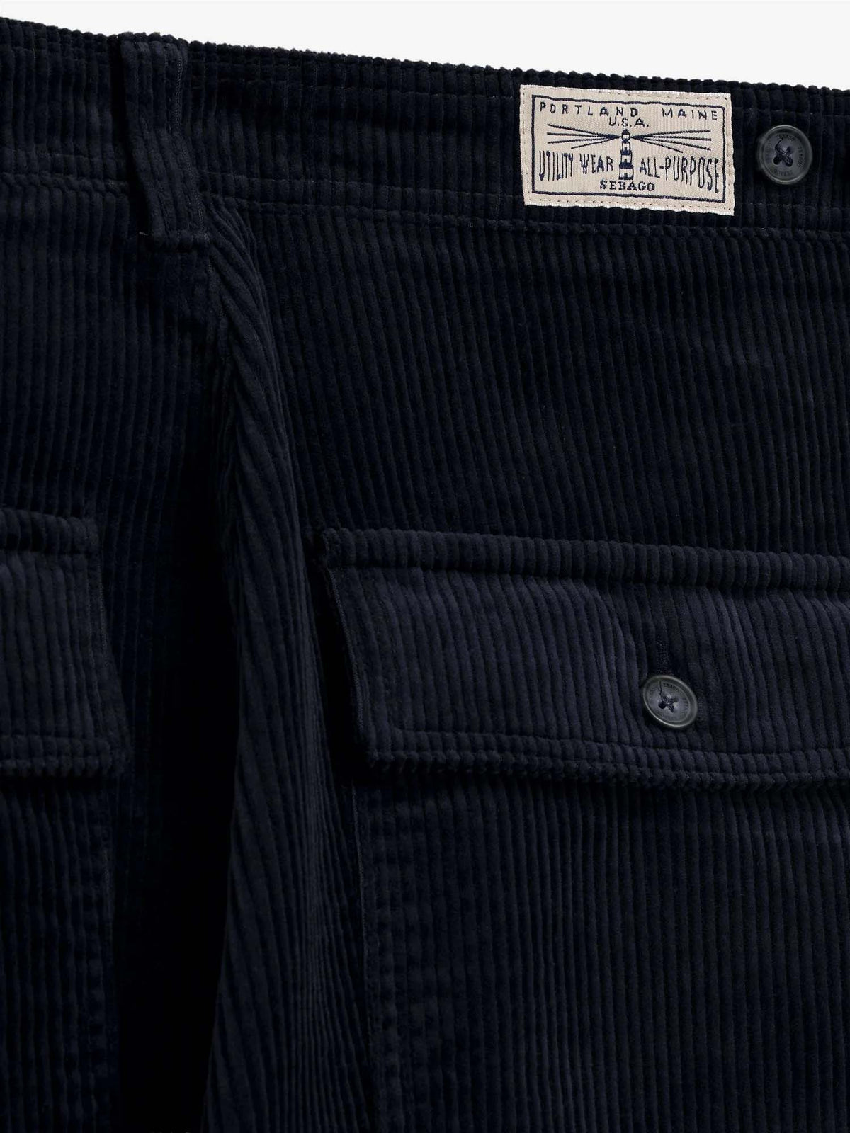 Sebago Pantaloni in velluto Milton Corduroy Blu