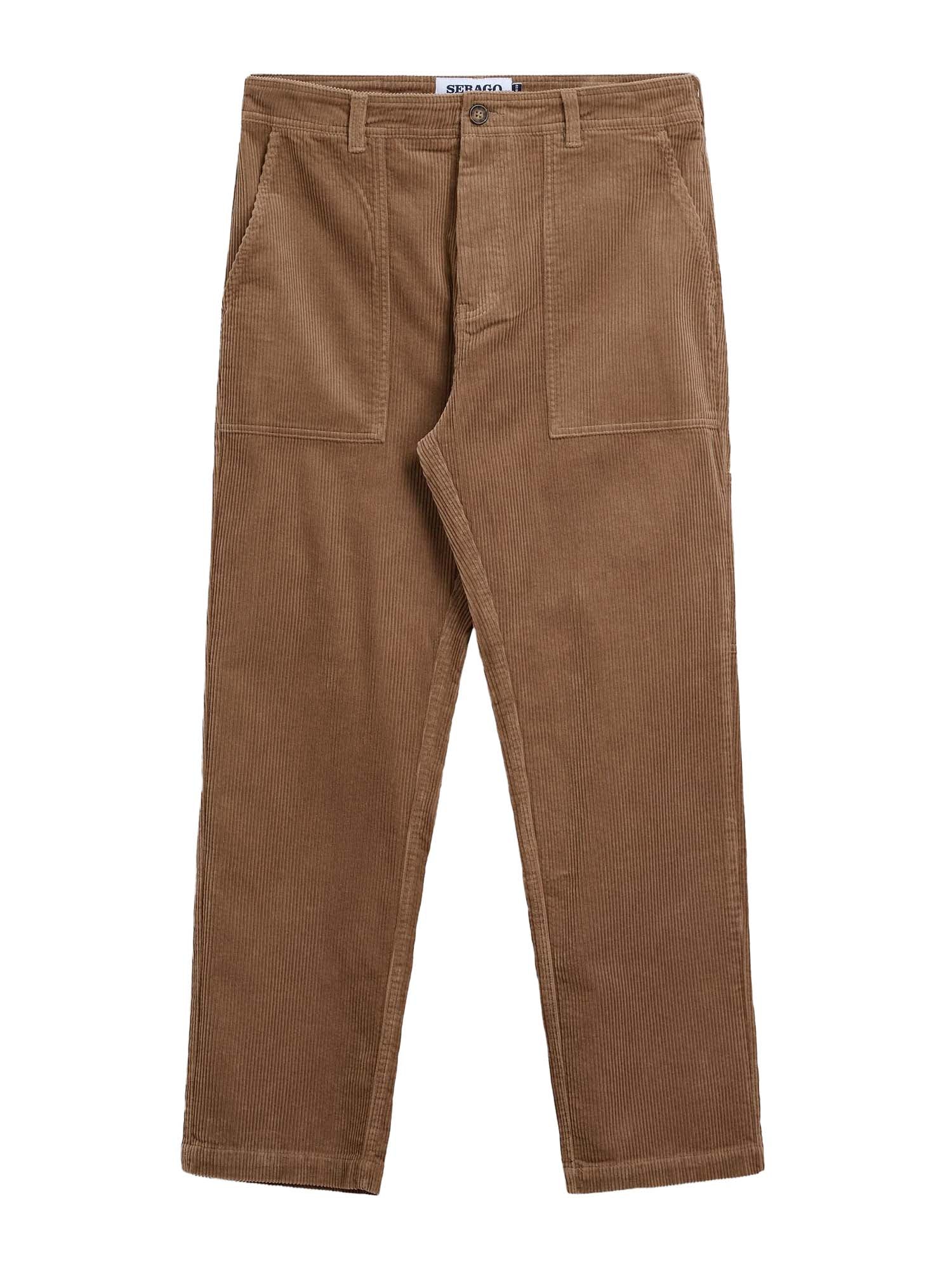 Sebago Pantaloni in velluto Milton Corduroy Marrone
