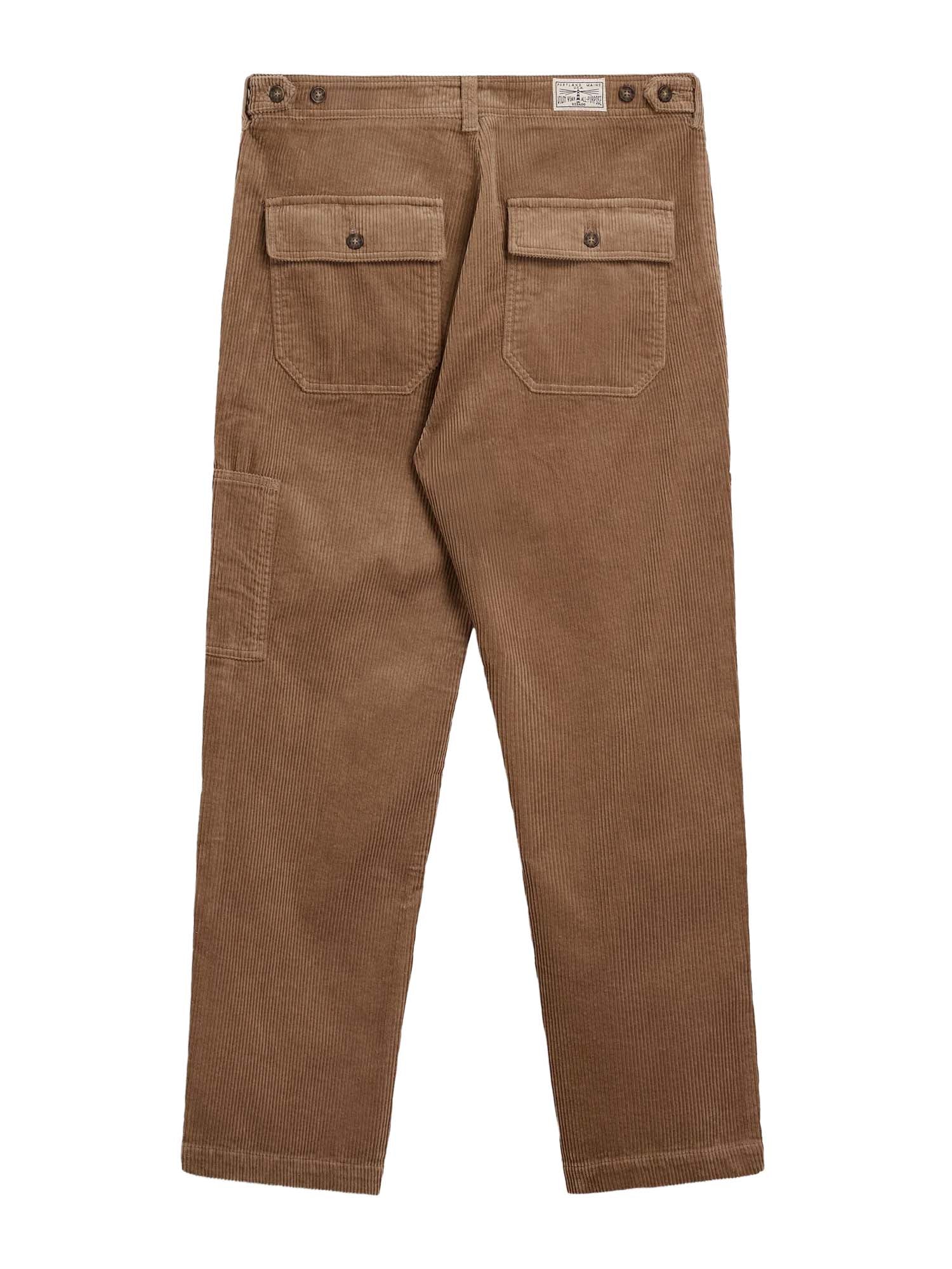 Sebago Pantaloni in velluto Milton Corduroy Marrone