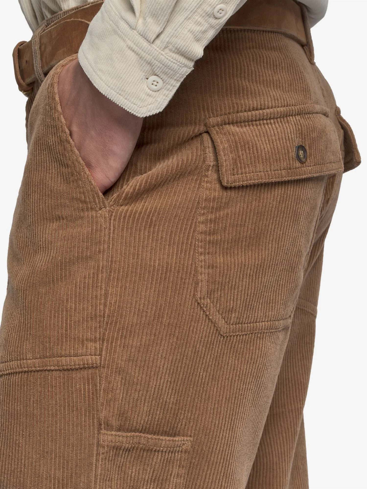 Sebago Pantaloni in velluto Milton Corduroy Marrone