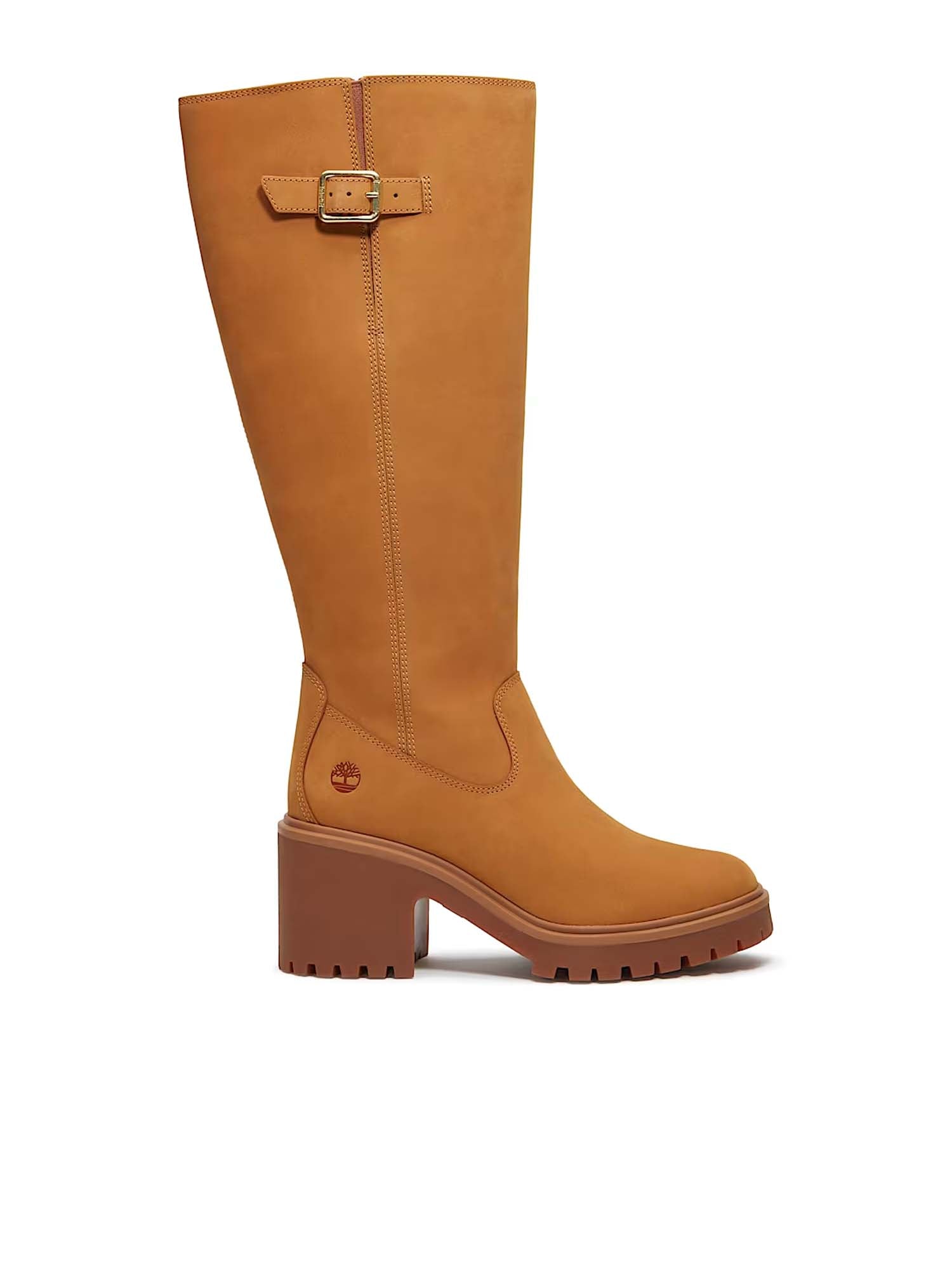 Timberland Stivale Alto con Zip Laterale Stone Heights da Donna Marrone