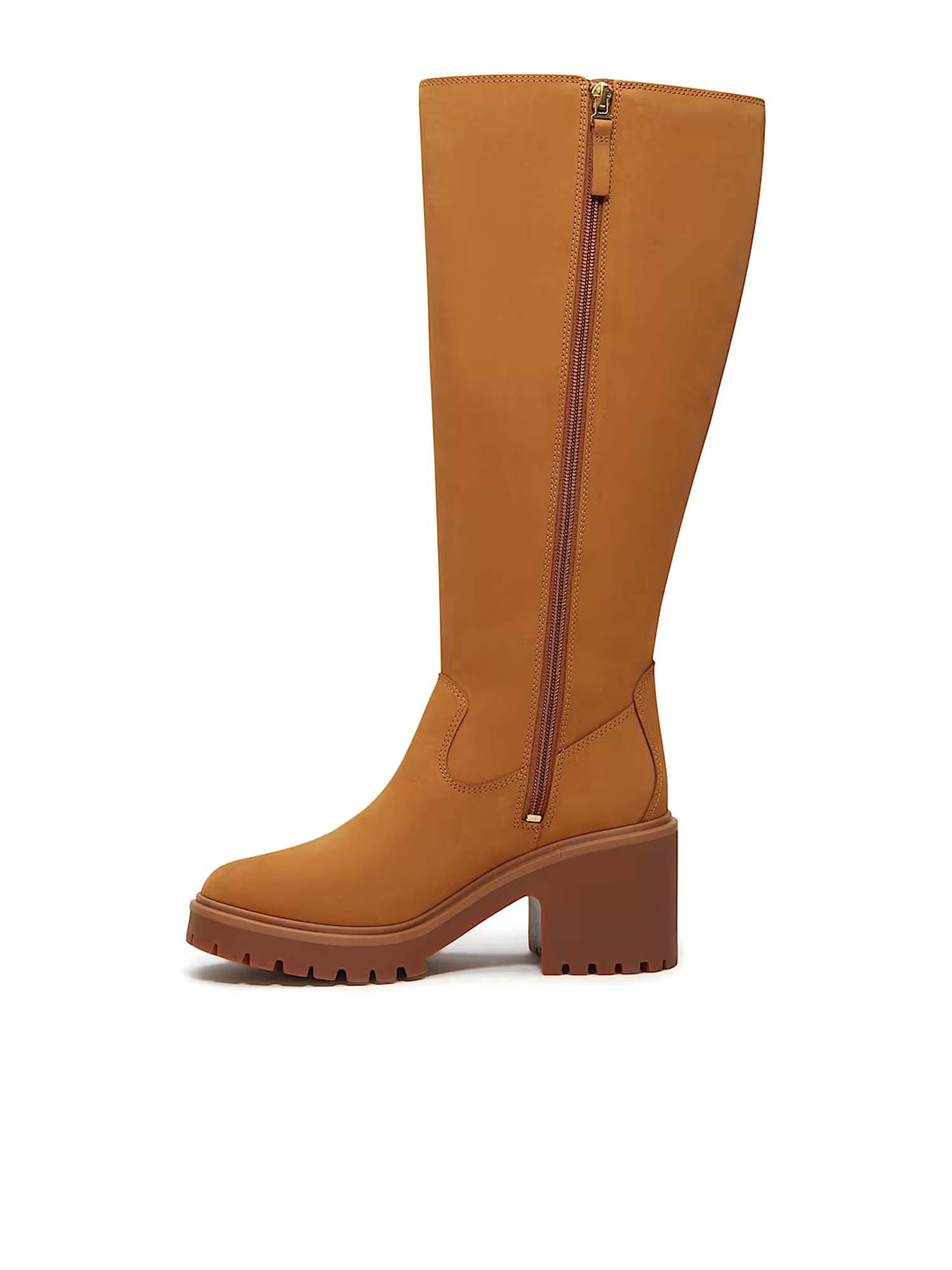 Timberland Stivale Alto con Zip Laterale Stone Heights da Donna Marrone