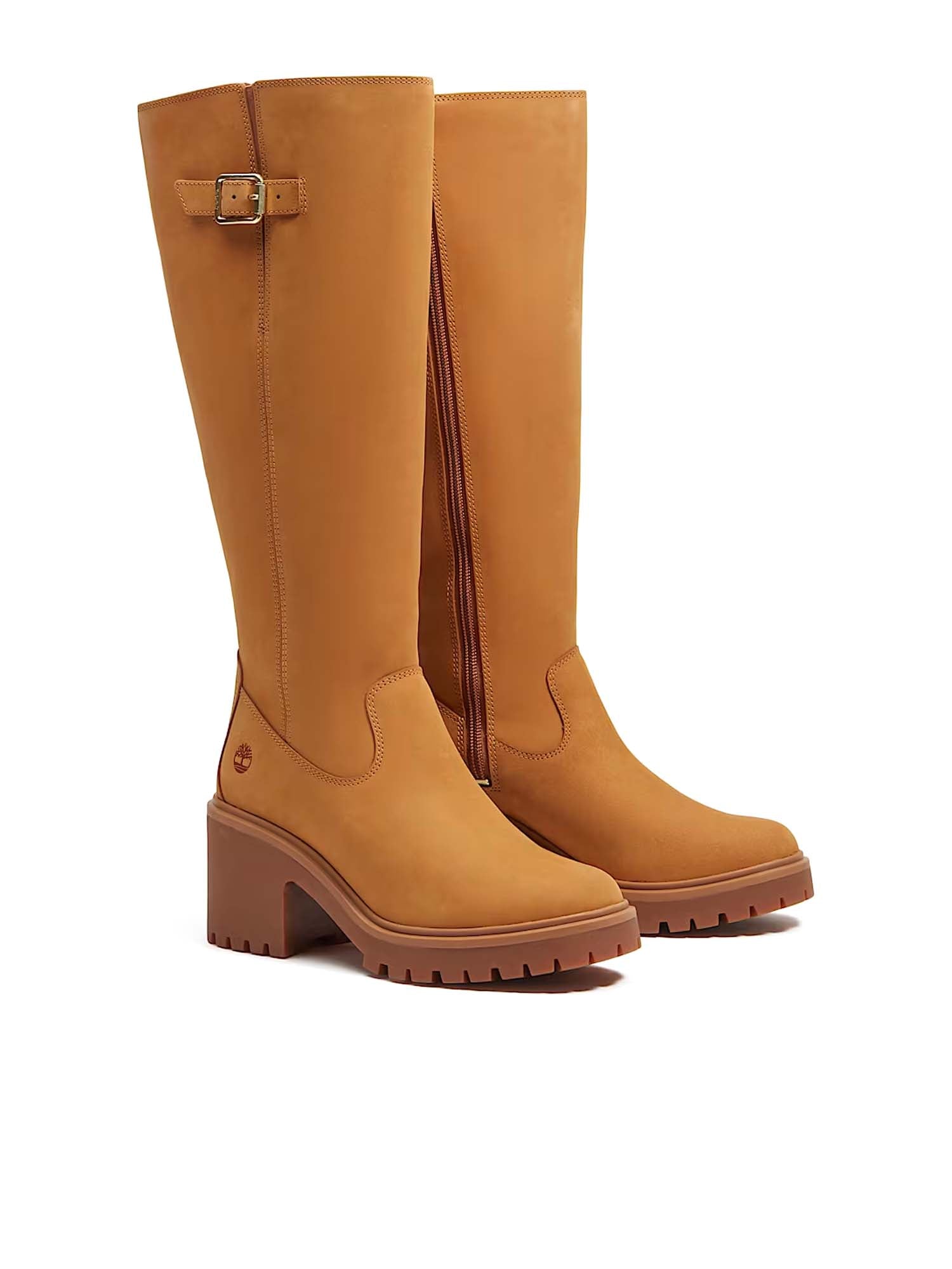 Timberland Stivale Alto con Zip Laterale Stone Heights da Donna Marrone