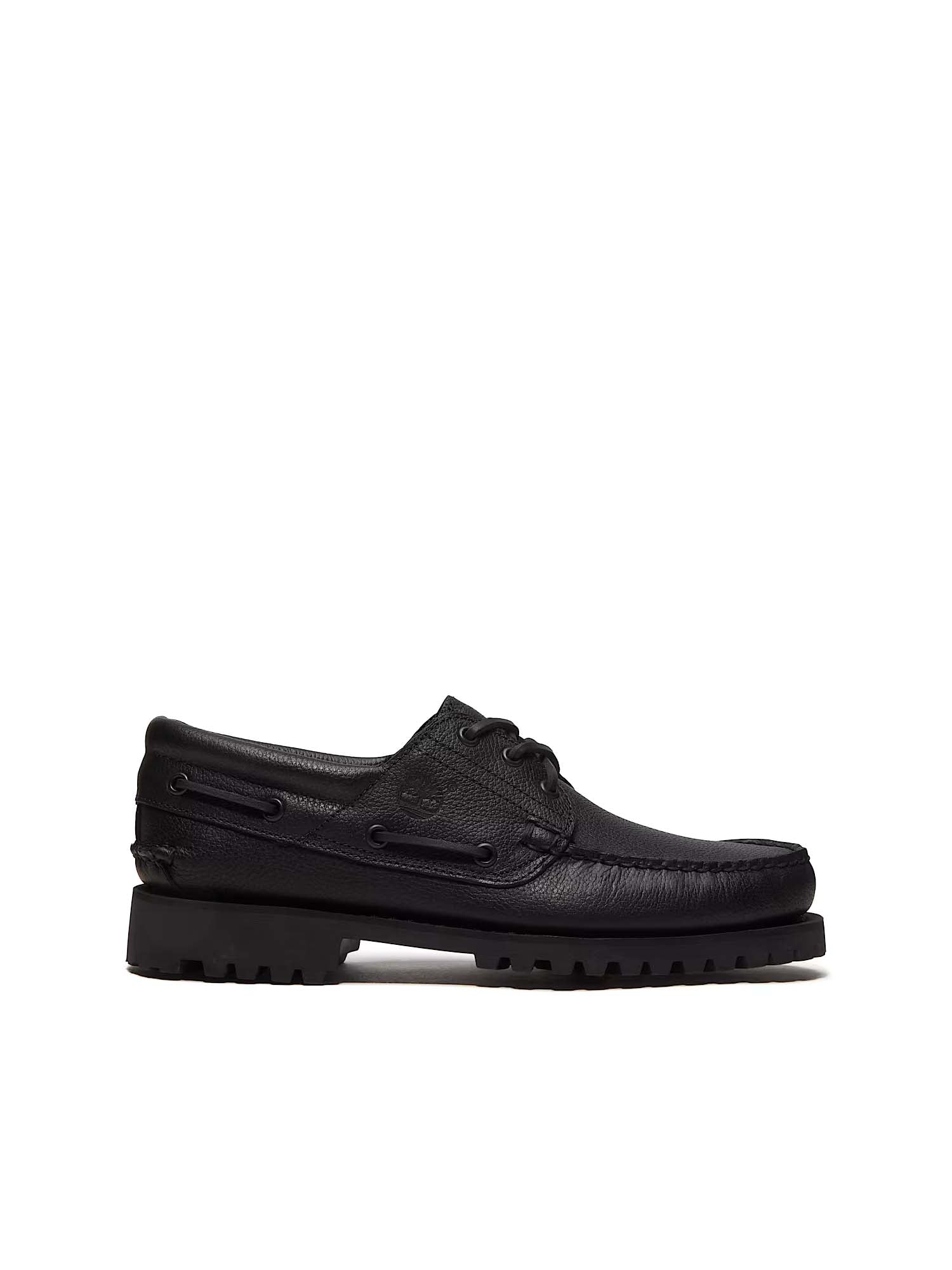 Timberland Scarpa da Barca Timberland® Authentic 3-Eye Lug Handsewn da Uomo Nero