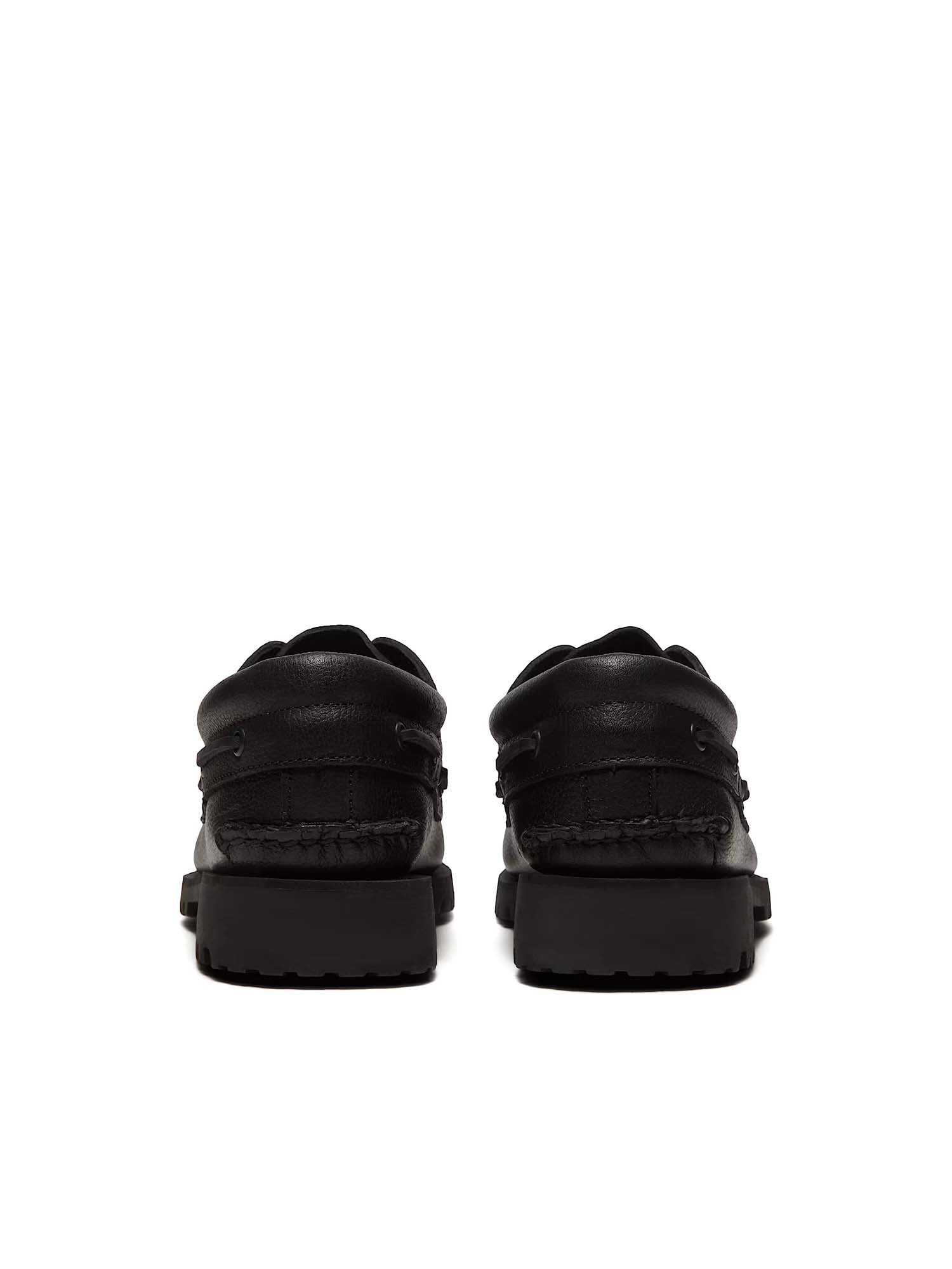 Timberland Scarpa da Barca Timberland® Authentic 3-Eye Lug Handsewn da Uomo Nero