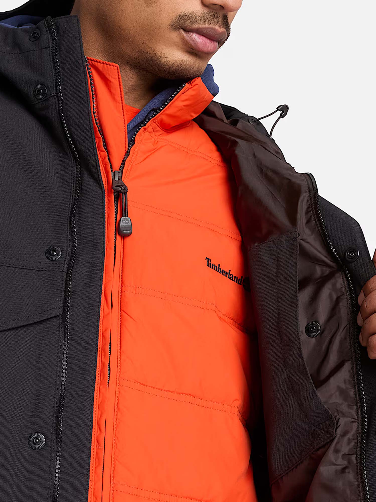 Timberland Parka Weatherline Archive-Inspired da Uomo Nero