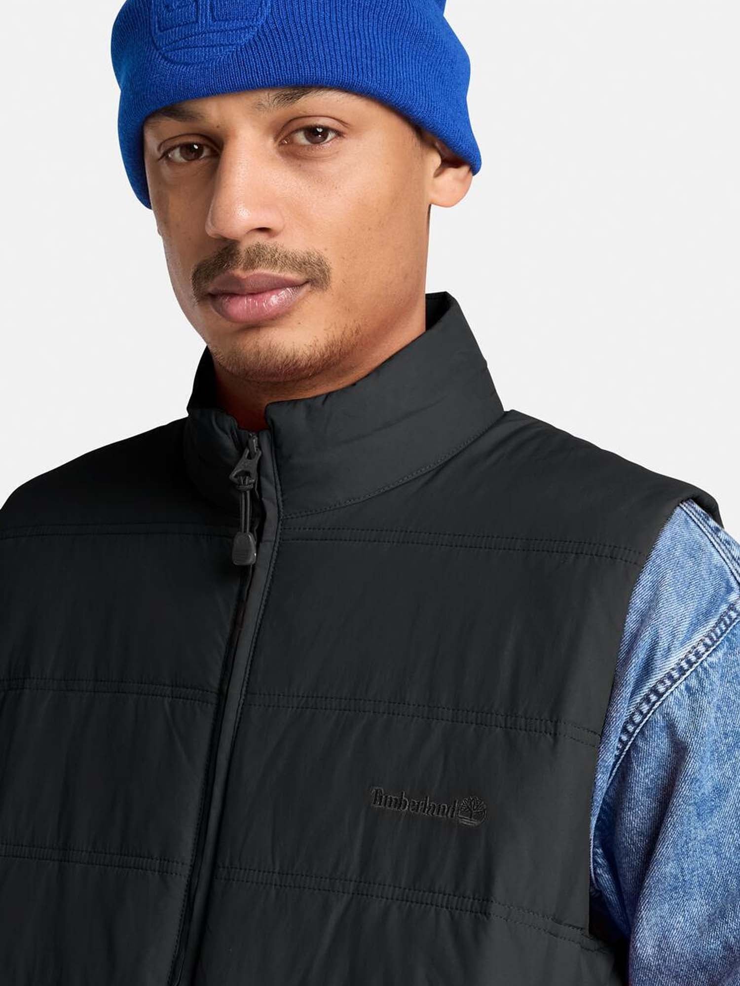 Timberland Piumino Smanicato Idrorepellente Axis Peak da Uomo Nero