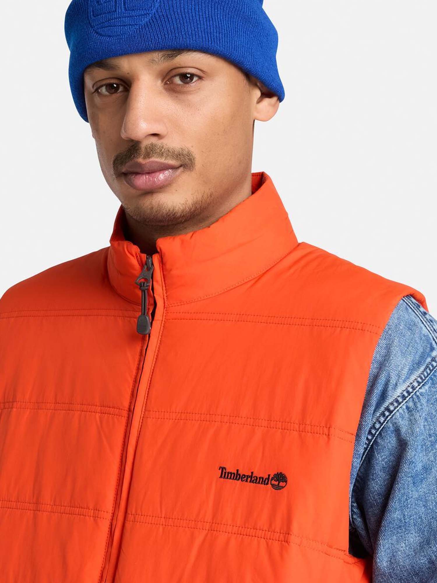 Timberland Piumino Smanicato Idrorepellente Axis Peak da Uomo Arancione