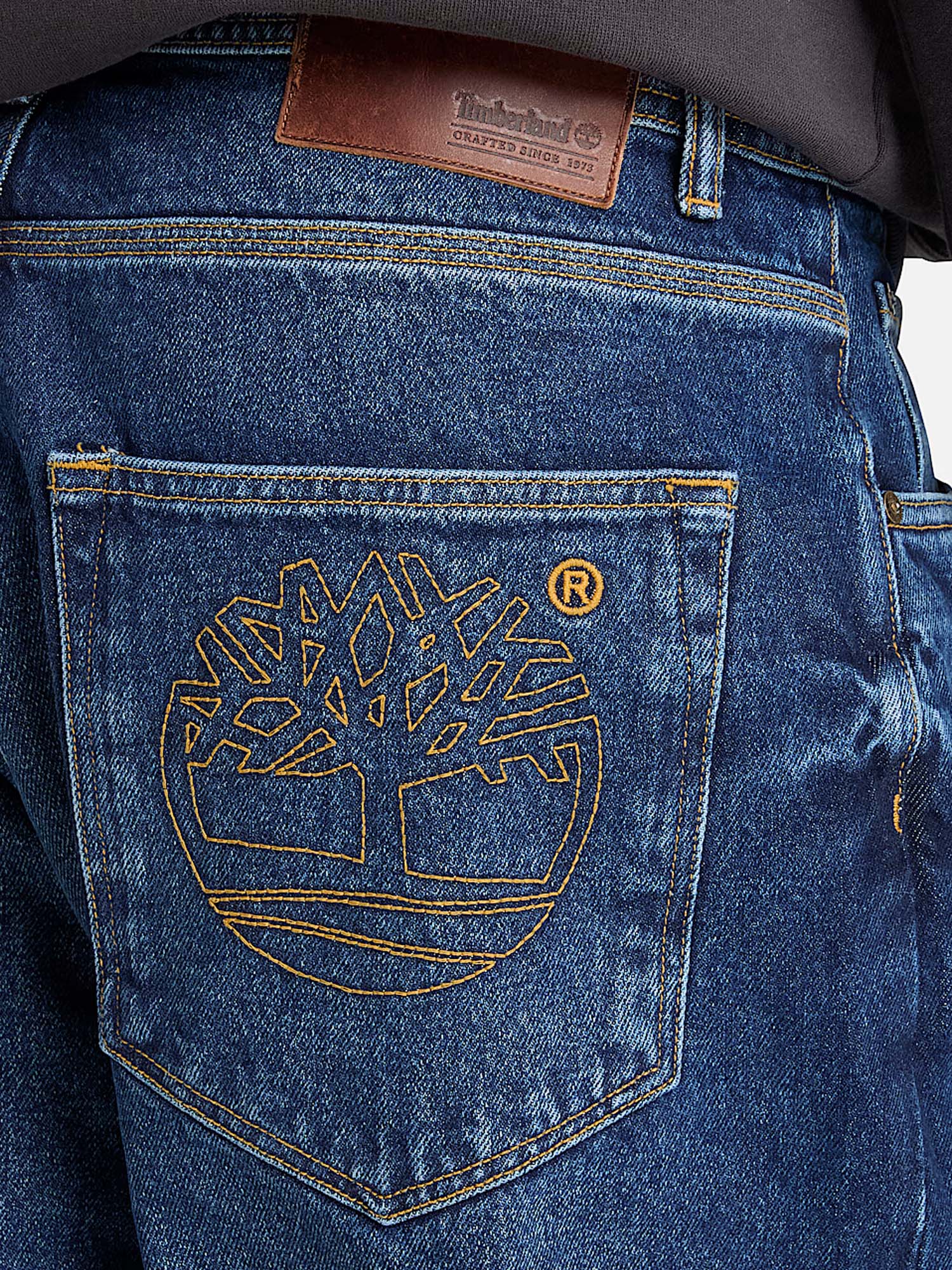 Timberland Pantaloni larghi in denim da Uomo Blu