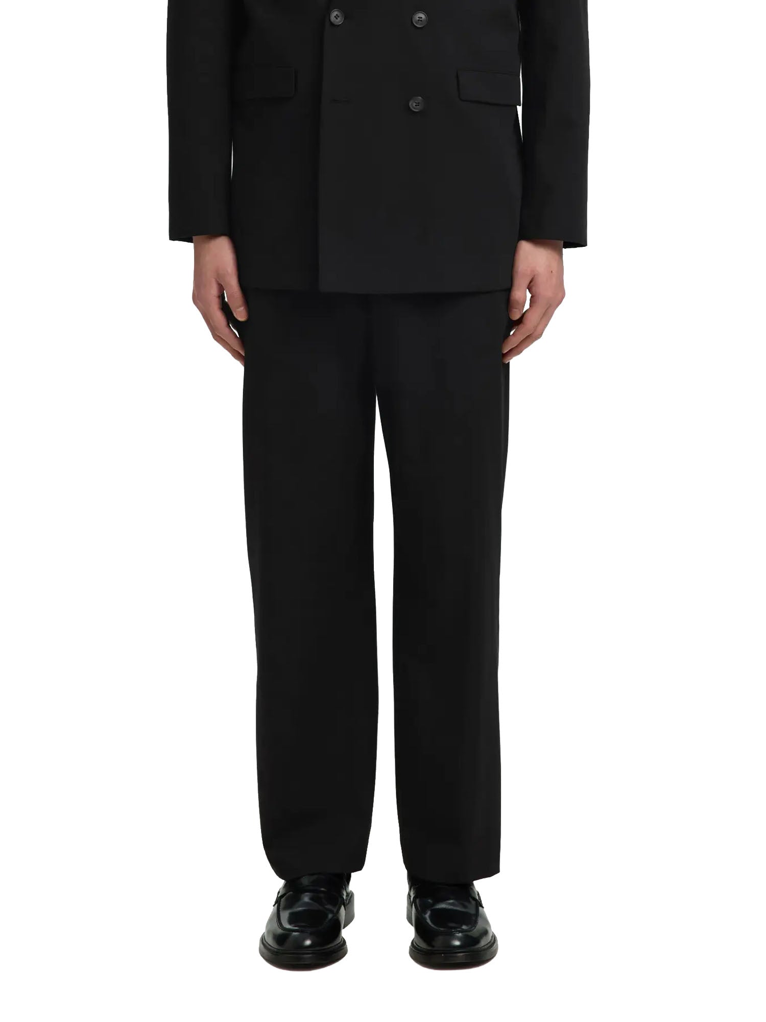 Selected Pantaloni sartoriali SLMLOOSE-LIAM 220 Nero