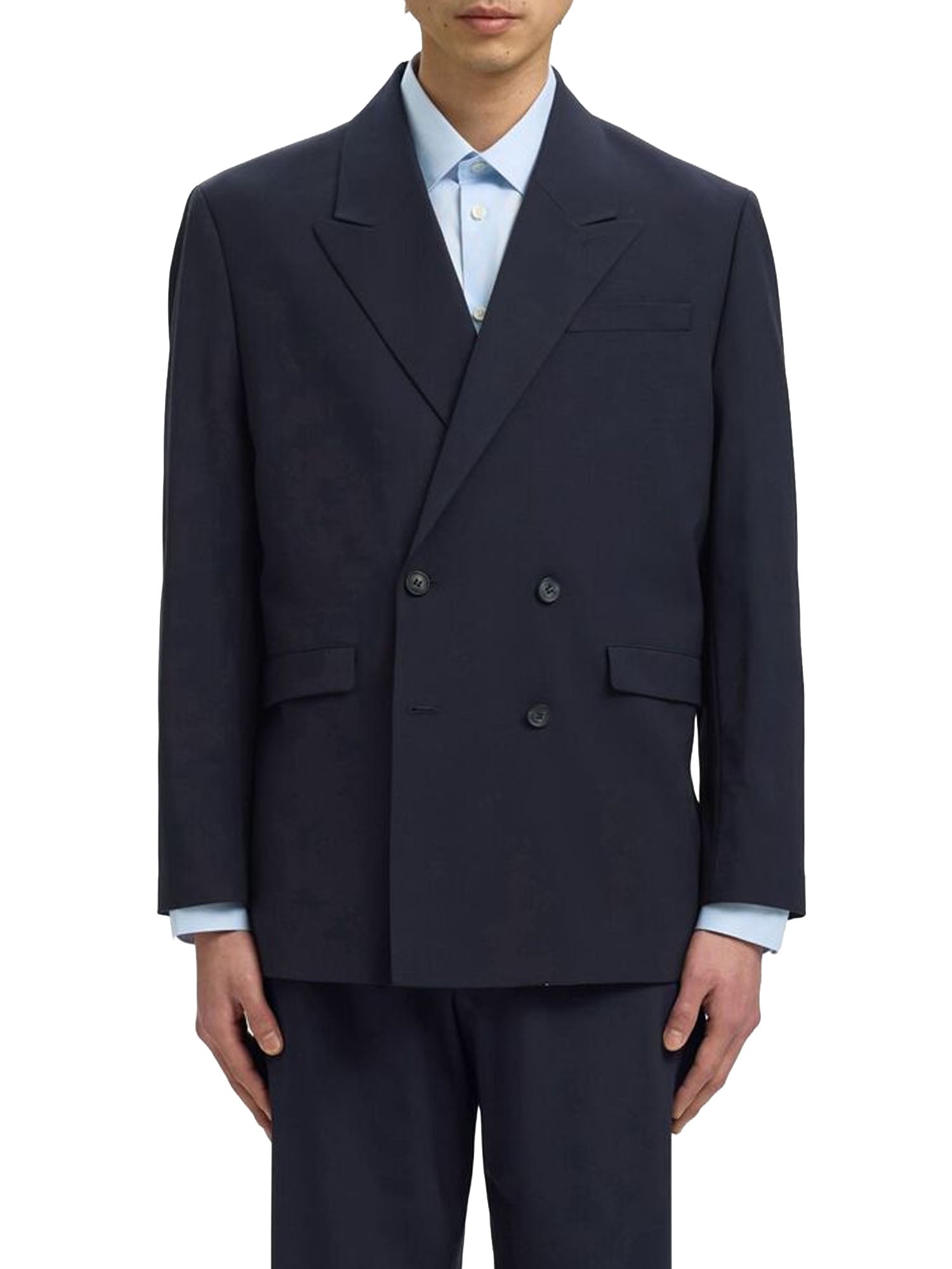 Selected Blazer SLMRELAXED-LIAM Double Breasted Blu
