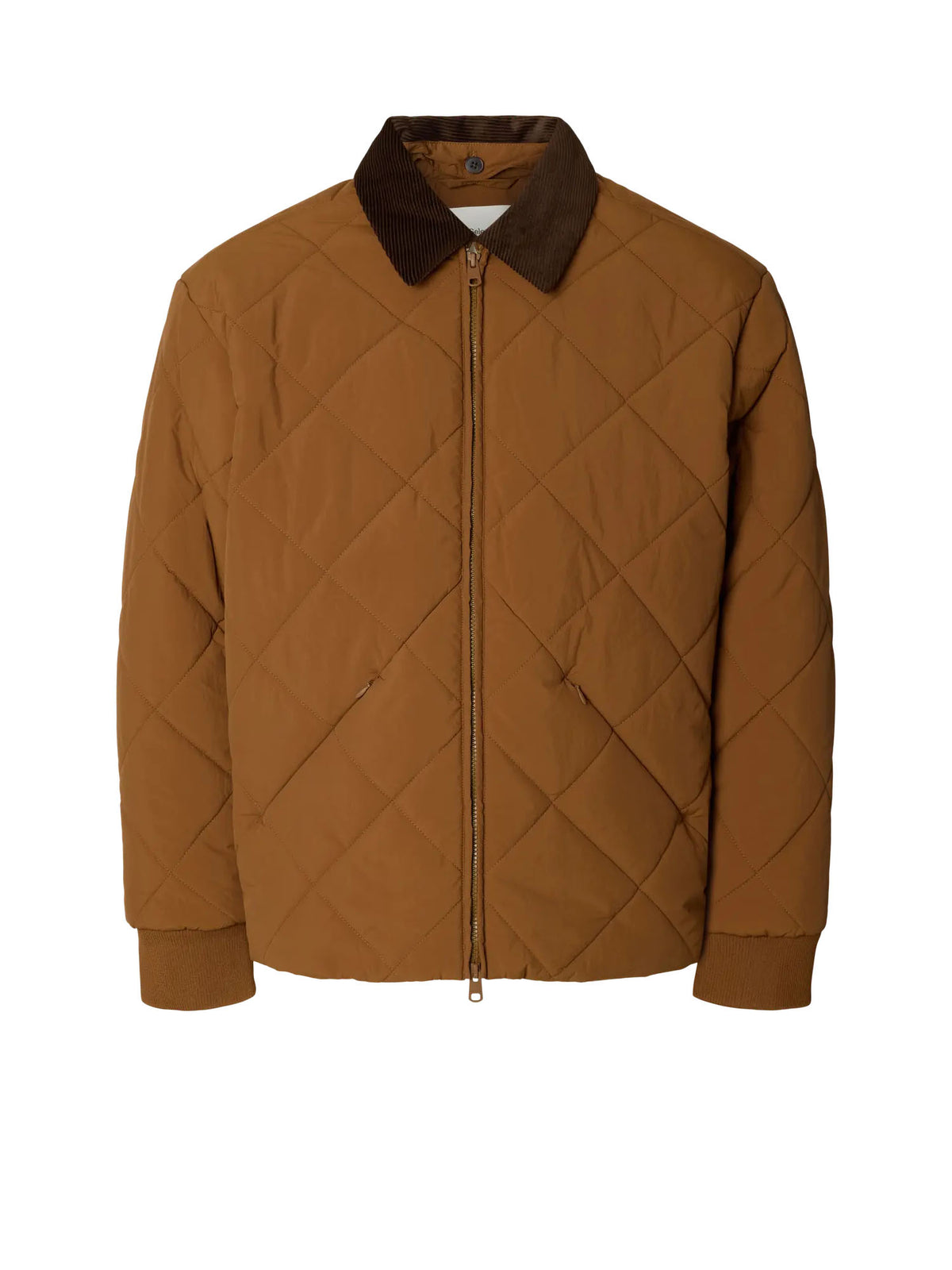Selected SLMBryce Quilted Puffer Marrone