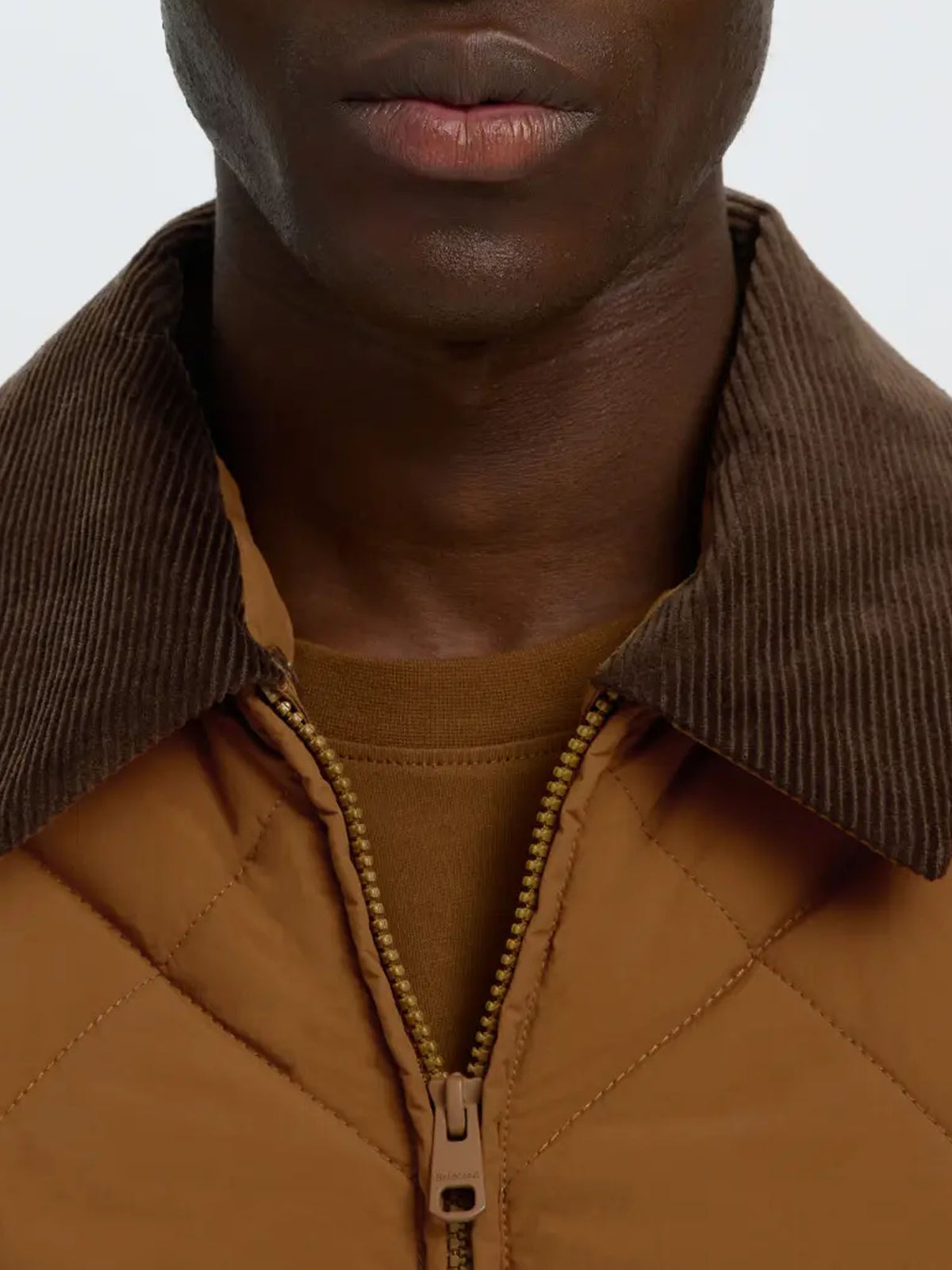 Selected SLMBryce Quilted Puffer Marrone