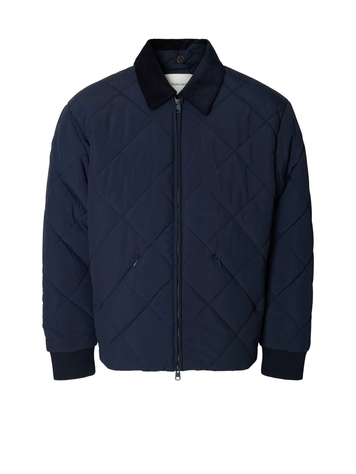 Selected SLMBryce Quilted Puffer Blu
