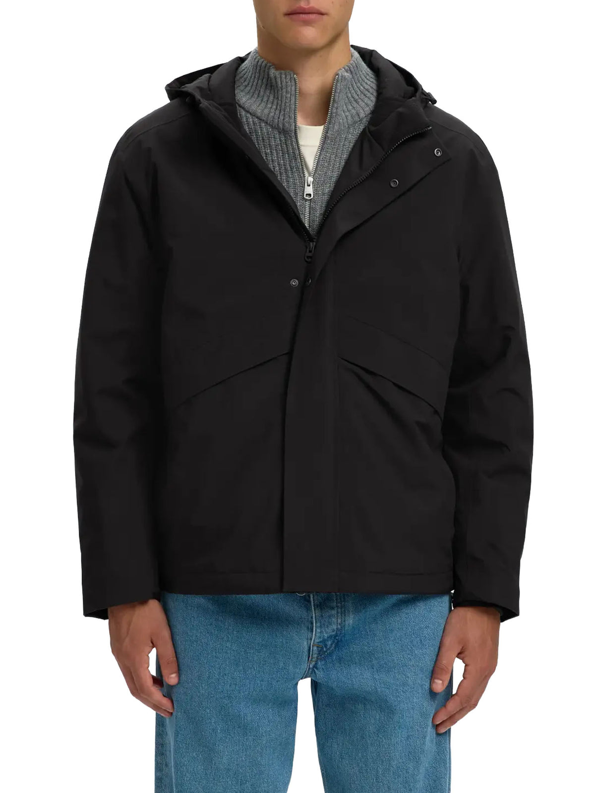 Selected SLMForest Urban Tech Jacket Noos Nero