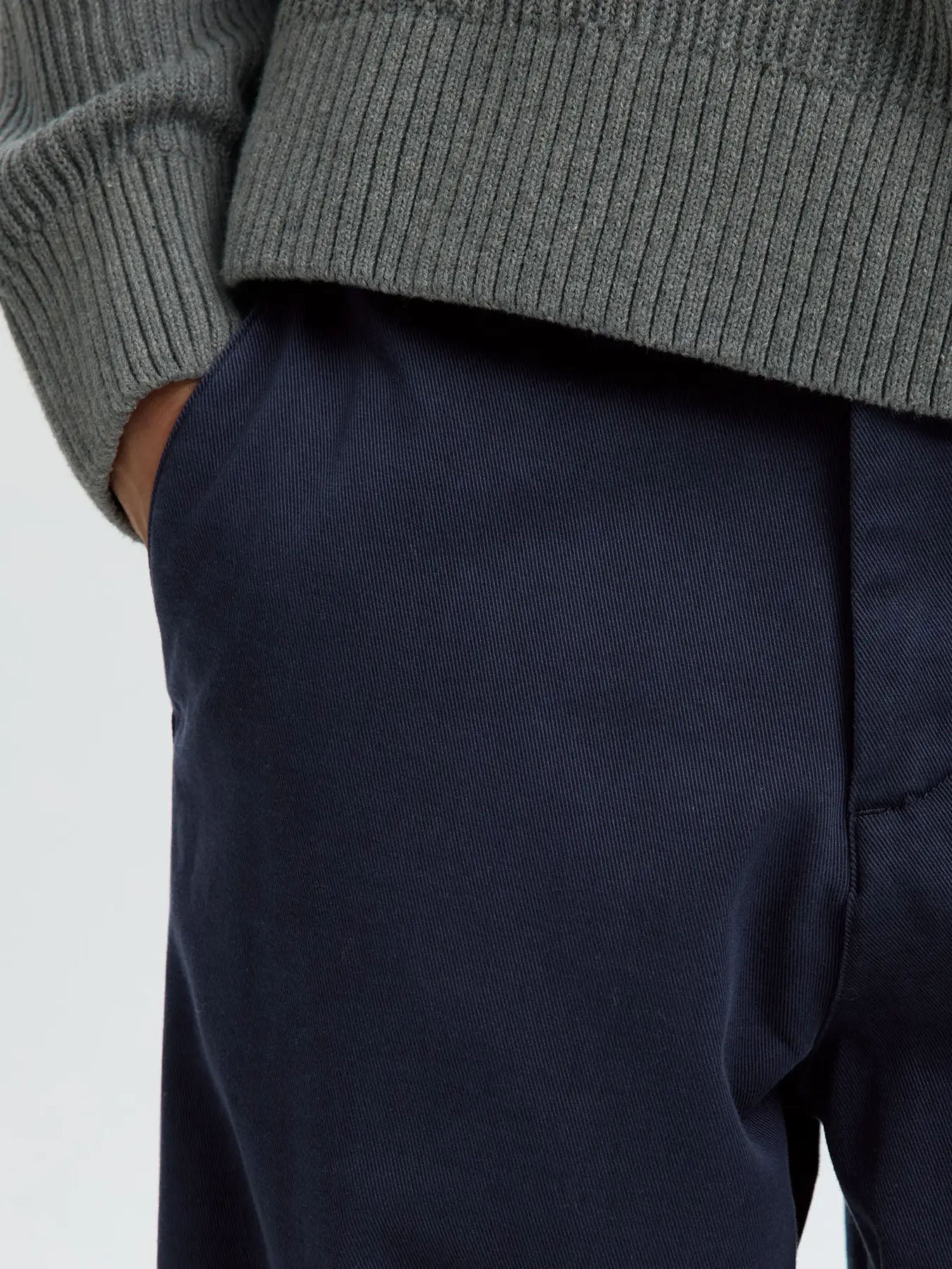 Selected Pantaloni SLM220 Miles Twill Blu