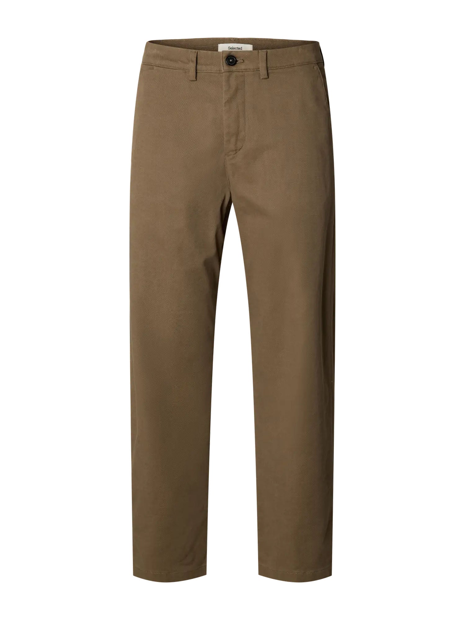 Selected Pantaloni SLM220 Miles Twill Marrone