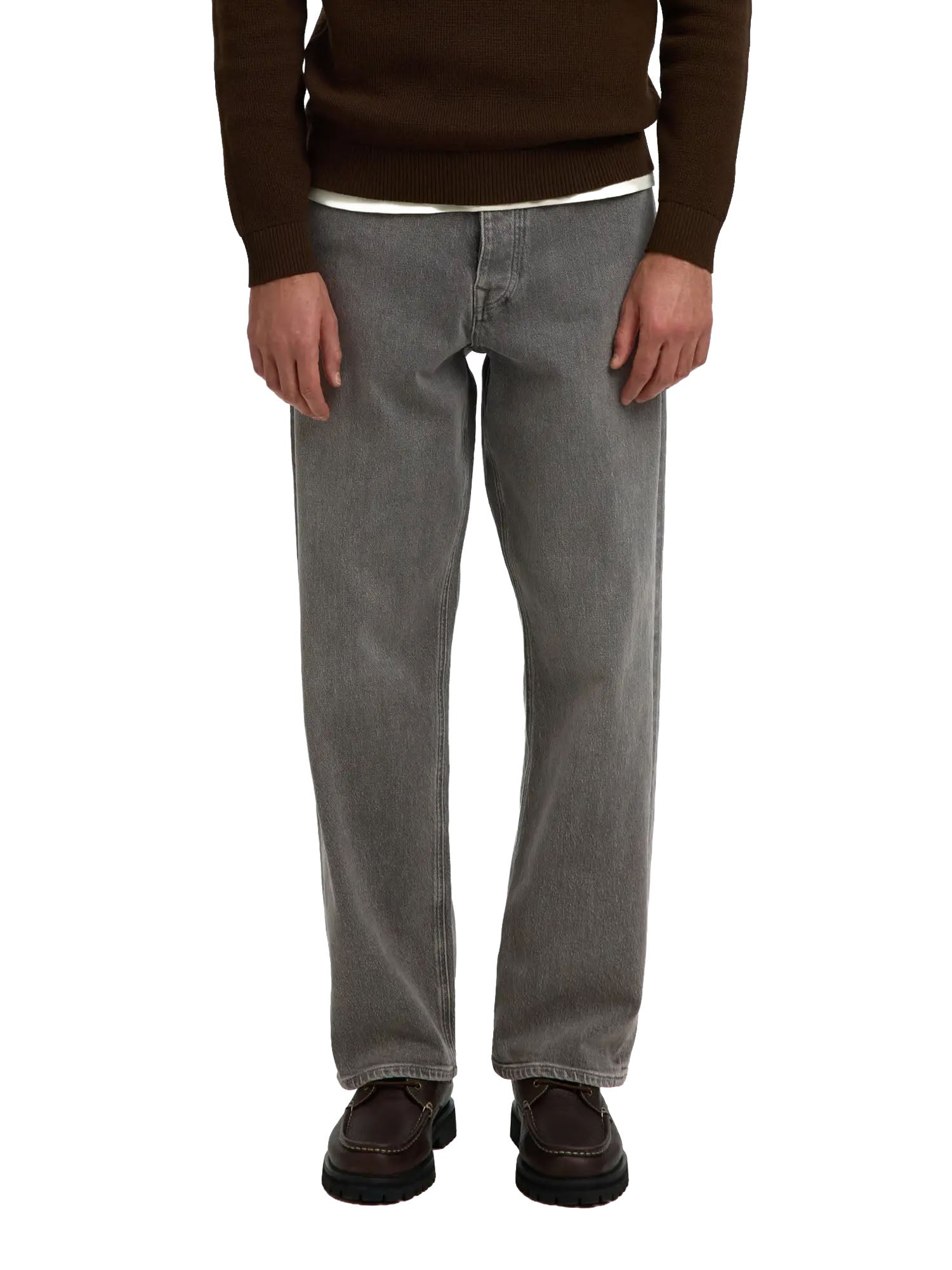 Selected Jeans SLM220 Loose Ben Kori Grigio