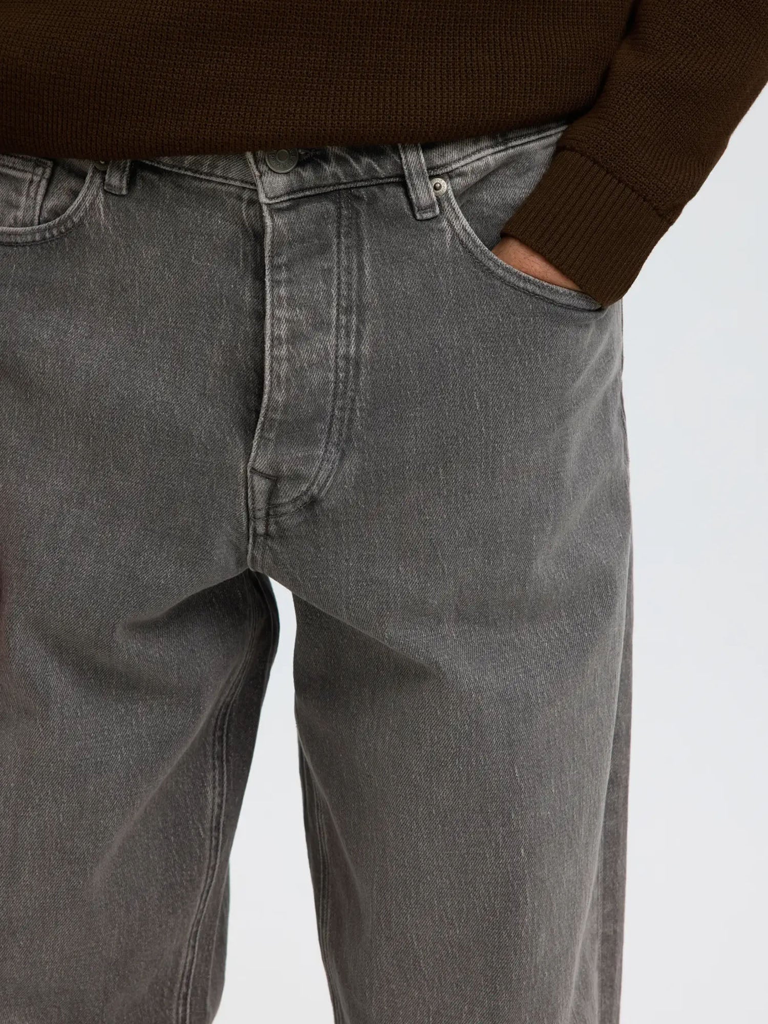 Selected Jeans SLM220 Loose Ben Kori Grigio