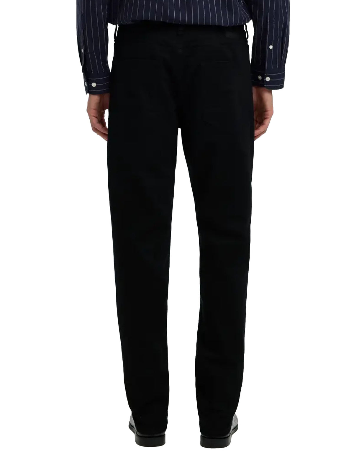 Selected LM175 Slim Ben Stay Black 600 Jeans Nero