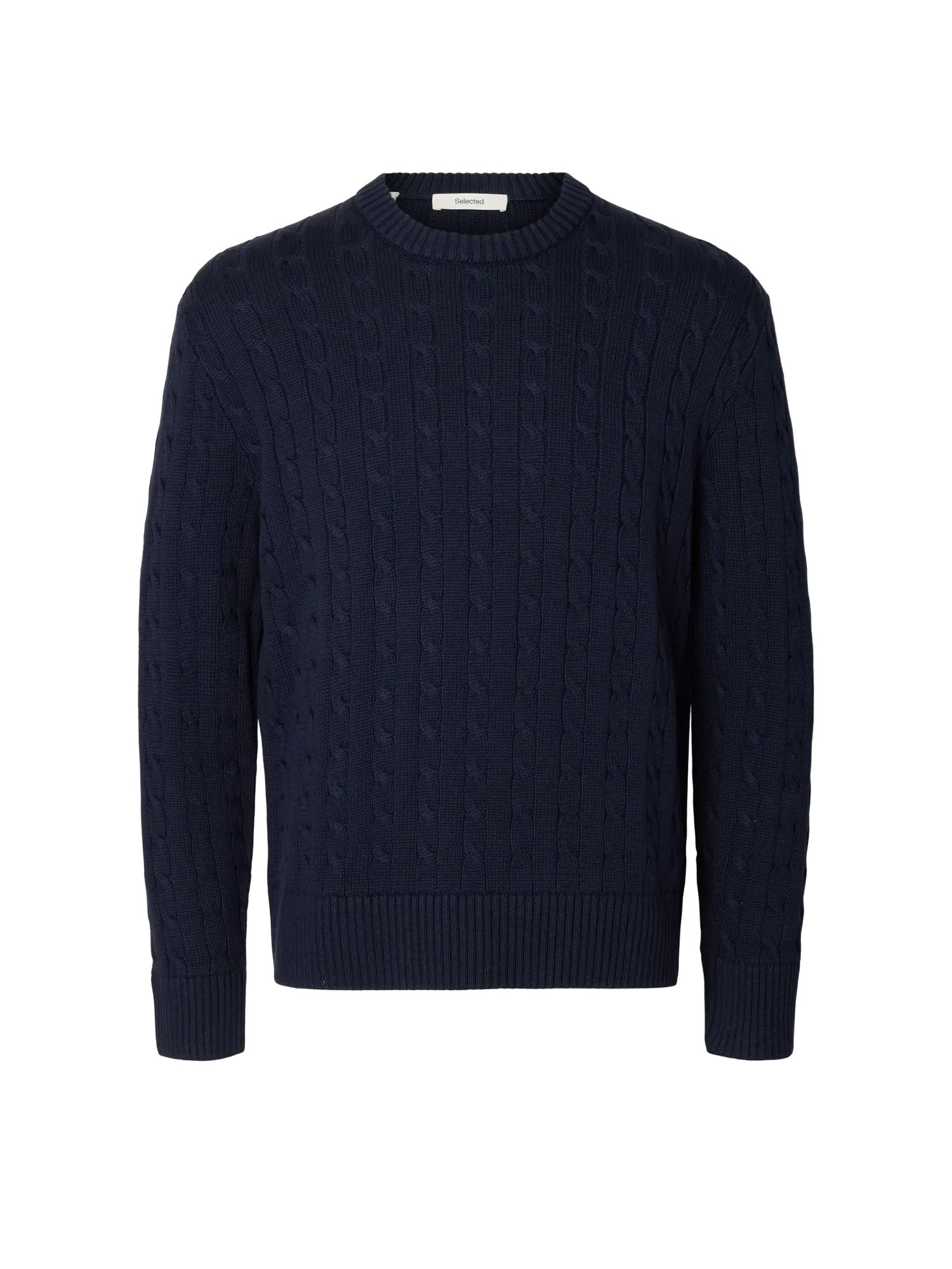 SLMBraun Knit Cable Crew Noos