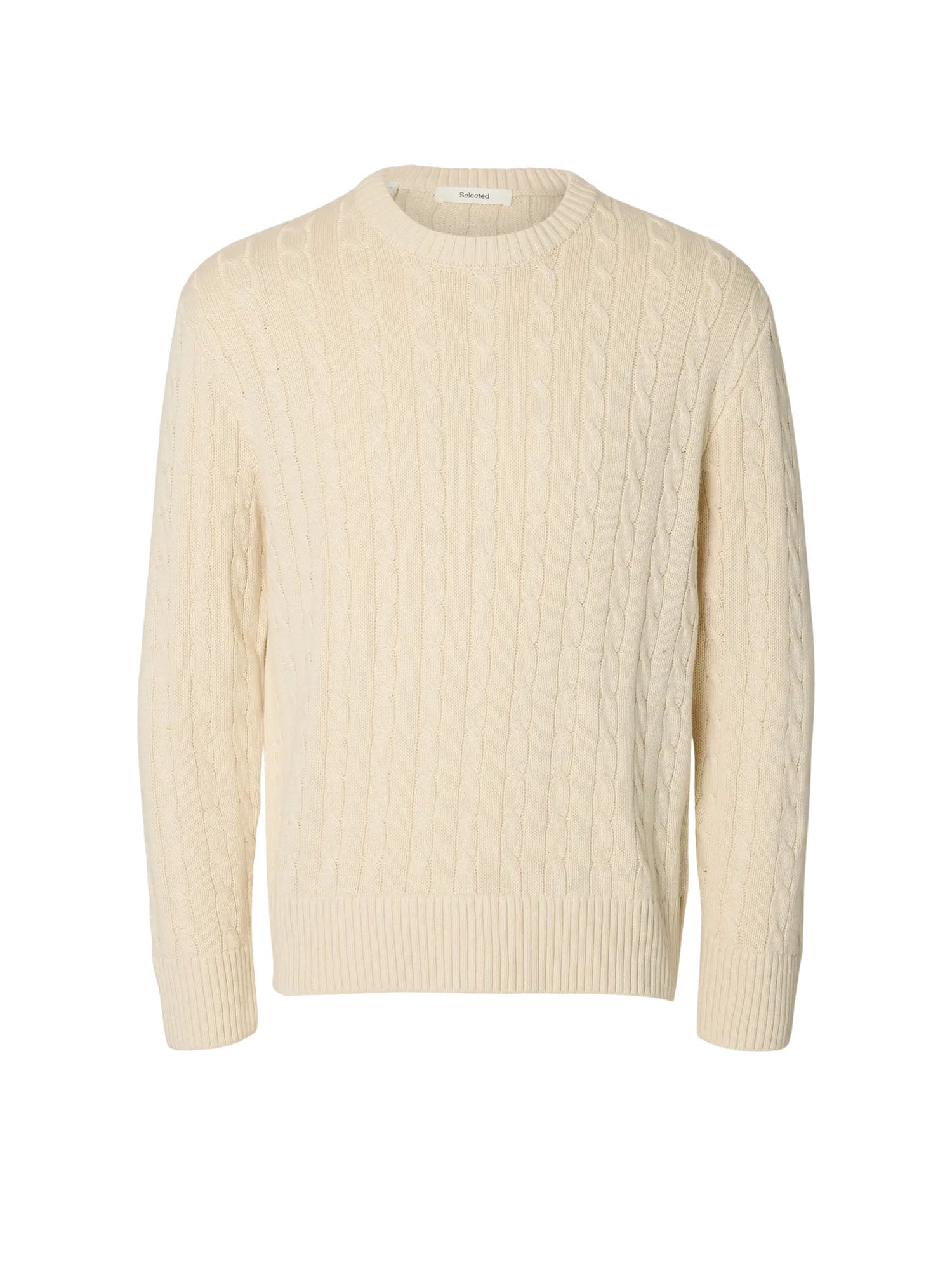 SLMBraun Knit Cable Crew Noos