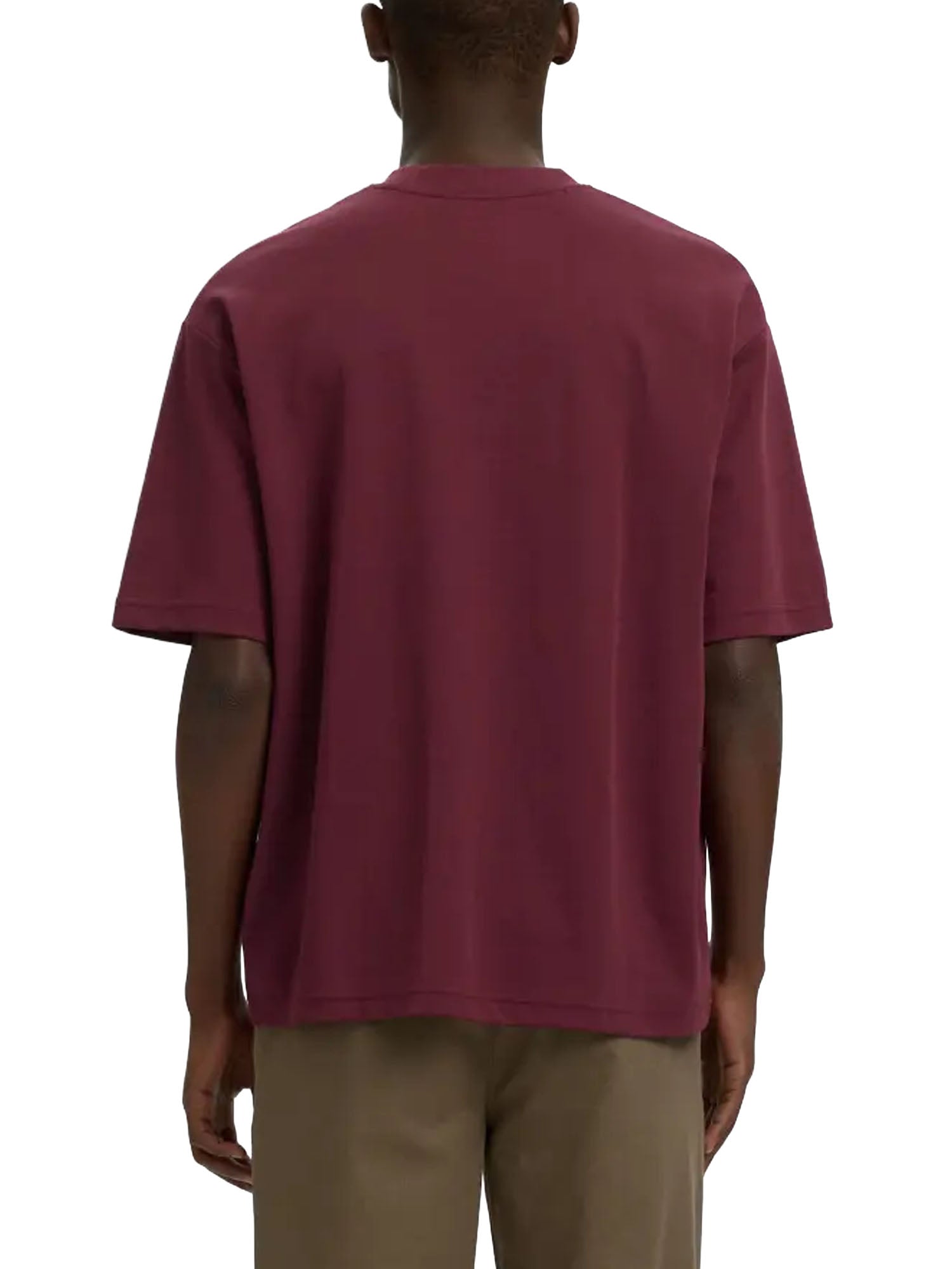 Selected T-shirt Oscar Bordeaux
