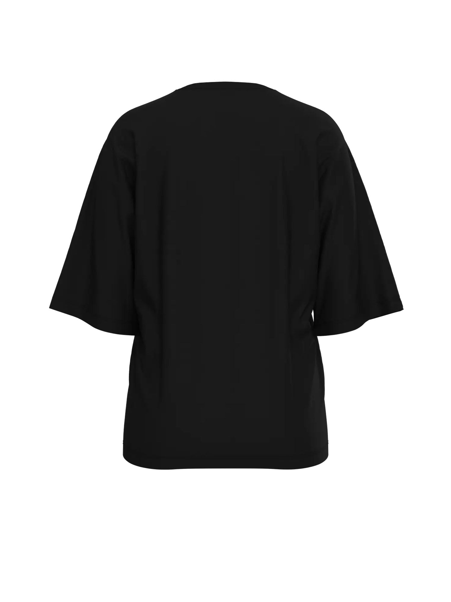 Selected T-shirt SLWCOLWOMAN Oversized Nero