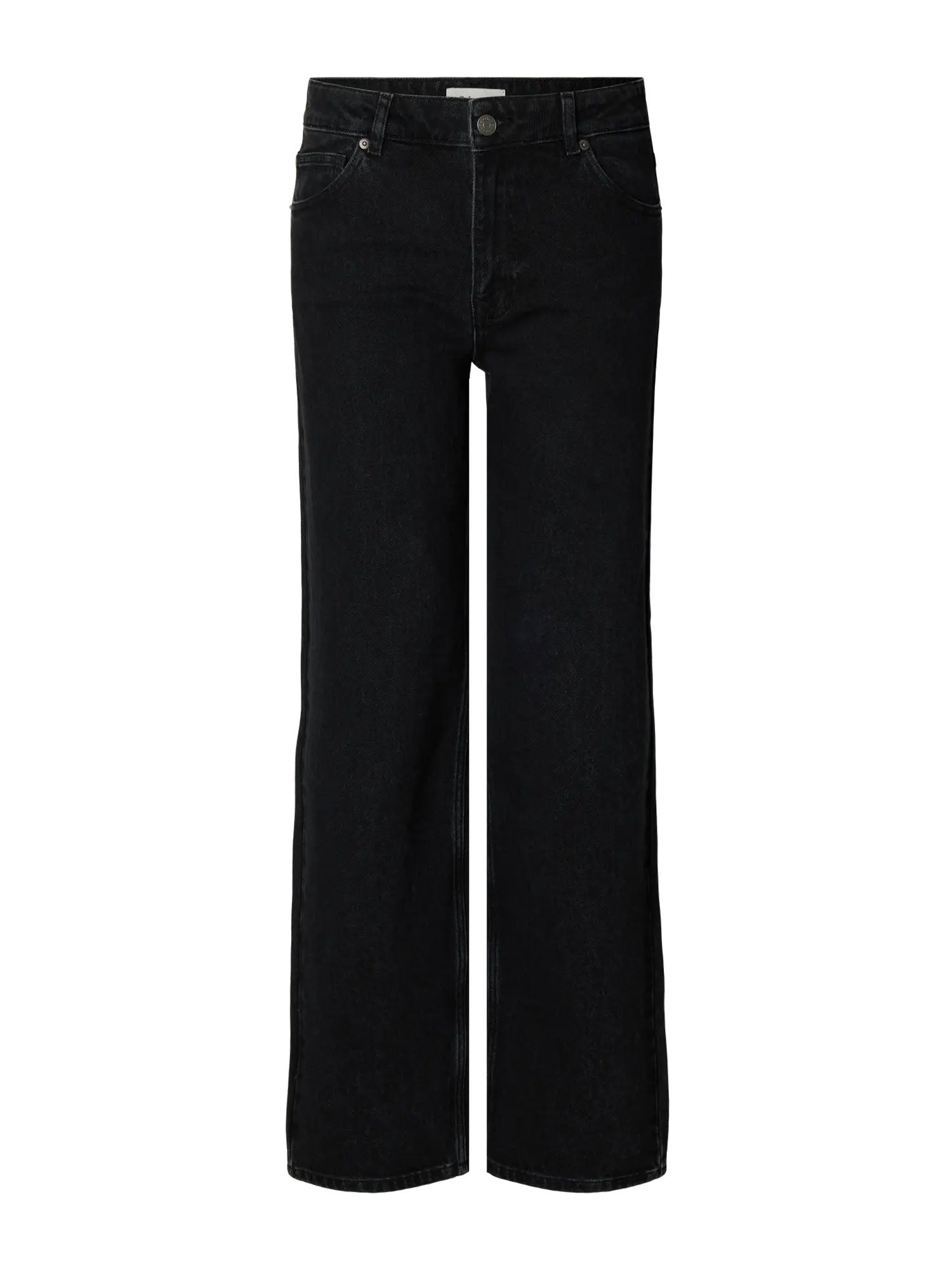Selected SLWWide Bea-Kori HW Jeans Nero