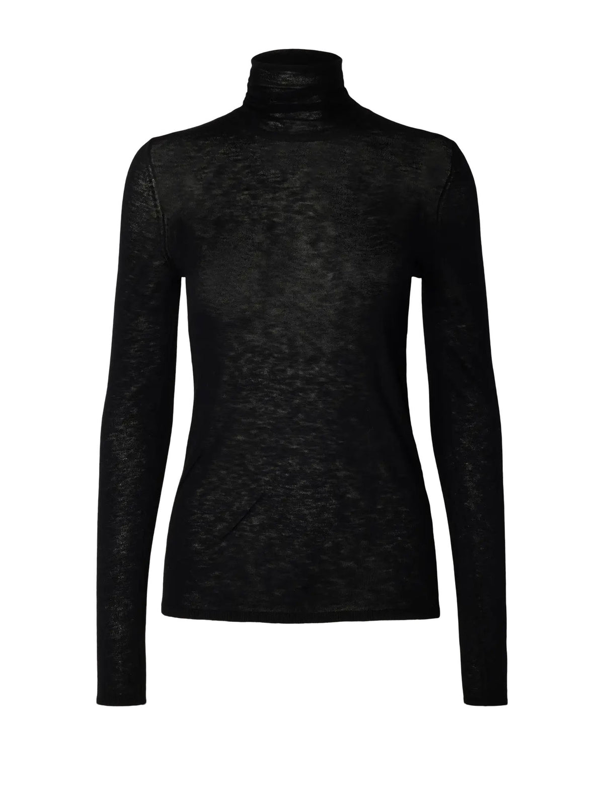 Selected SLWVendy Wool LS Knit Roll Neck Noos Nero