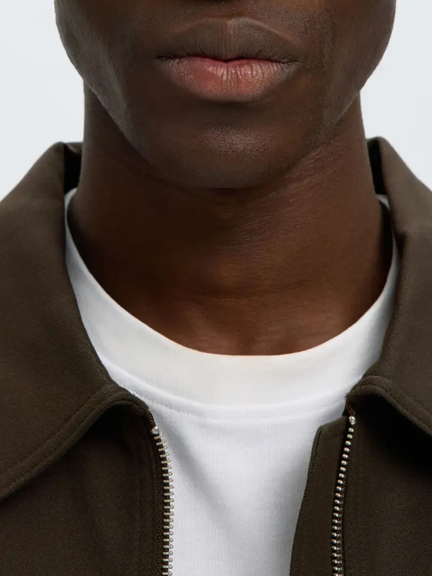 Selected Finn Zip Jacket Noos Marrone